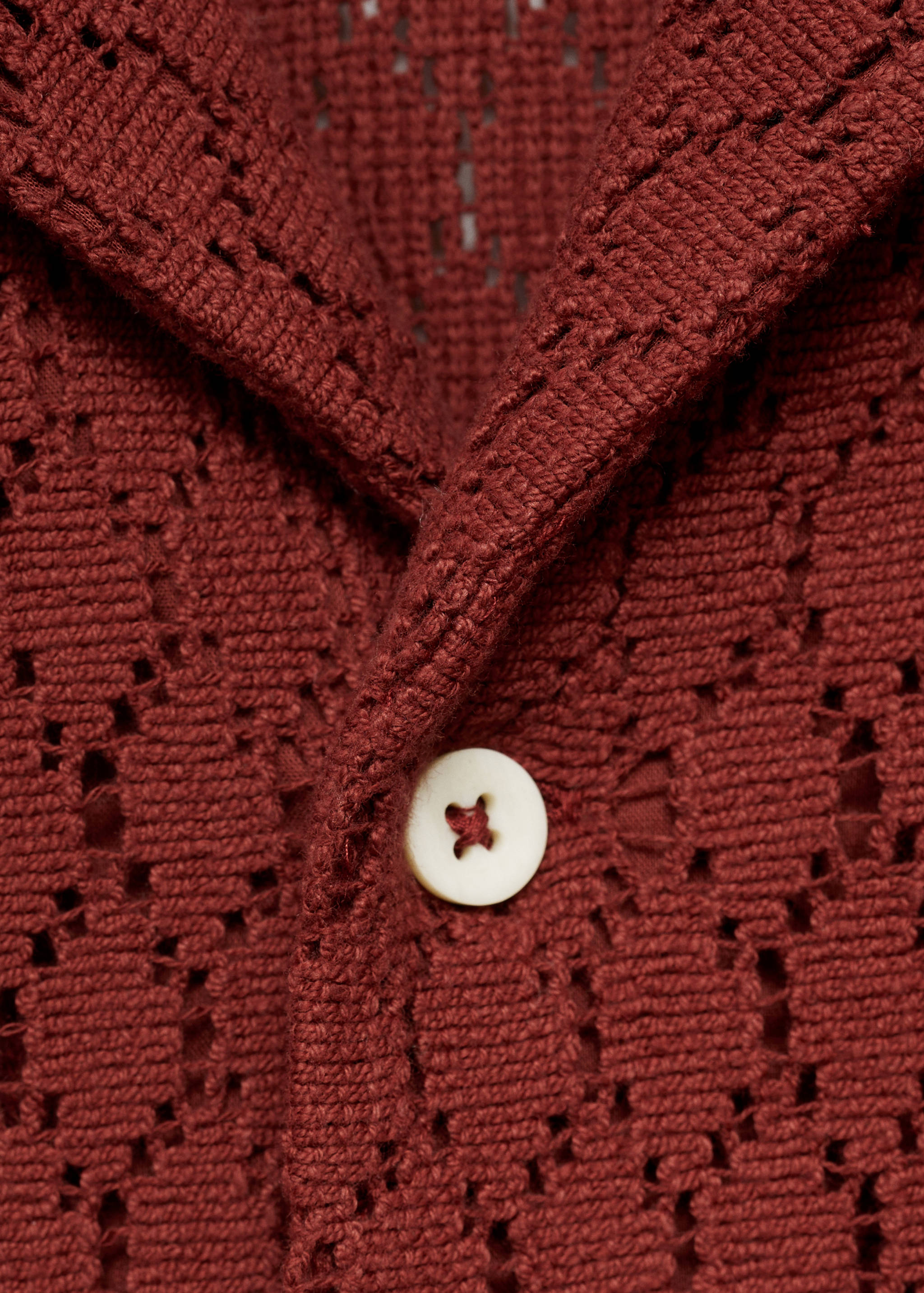 بلوزة قطنية مخرمة - تفاصيل المنتج 0