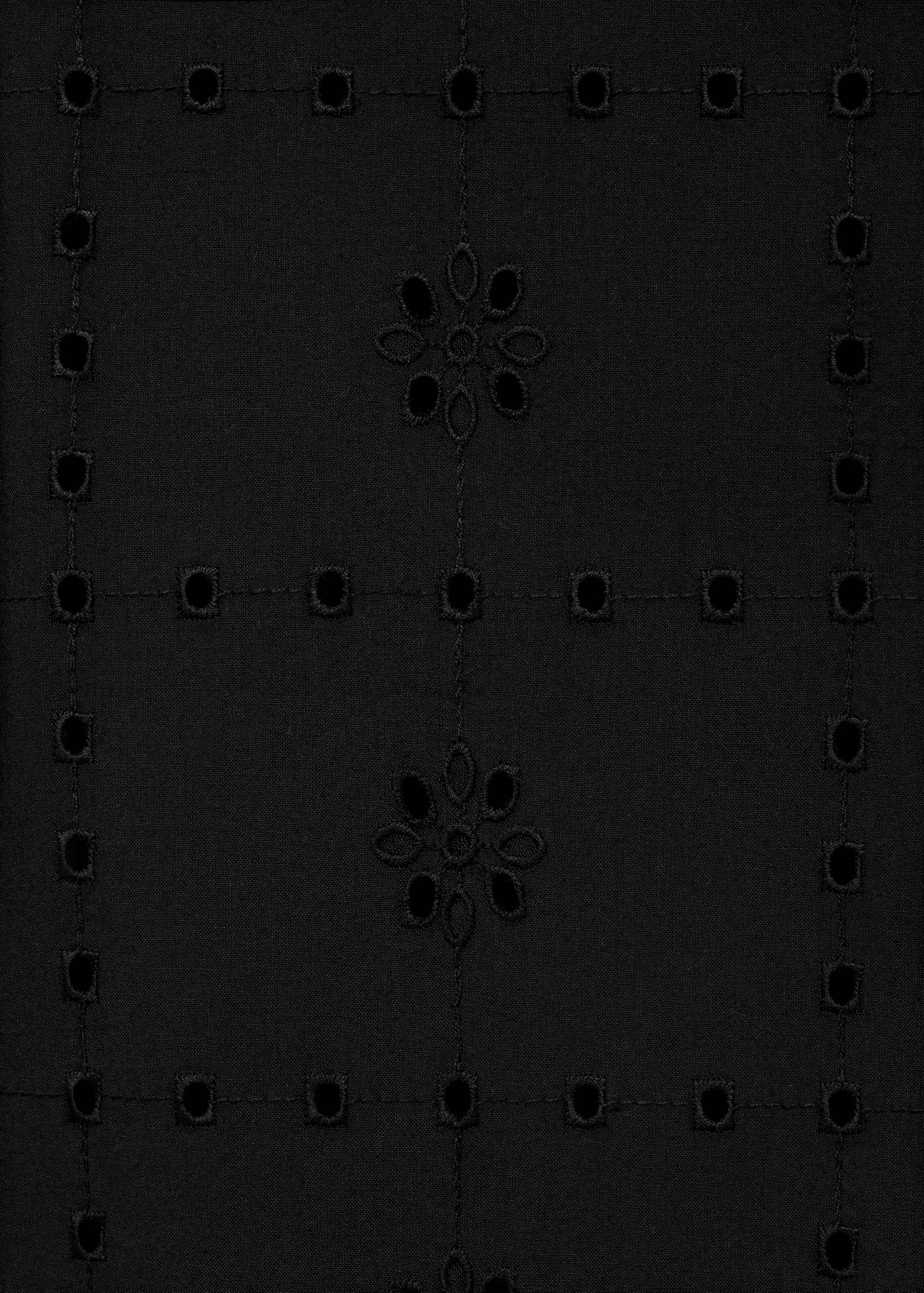 Kemeja bordir berlubang - Rincian barang 0