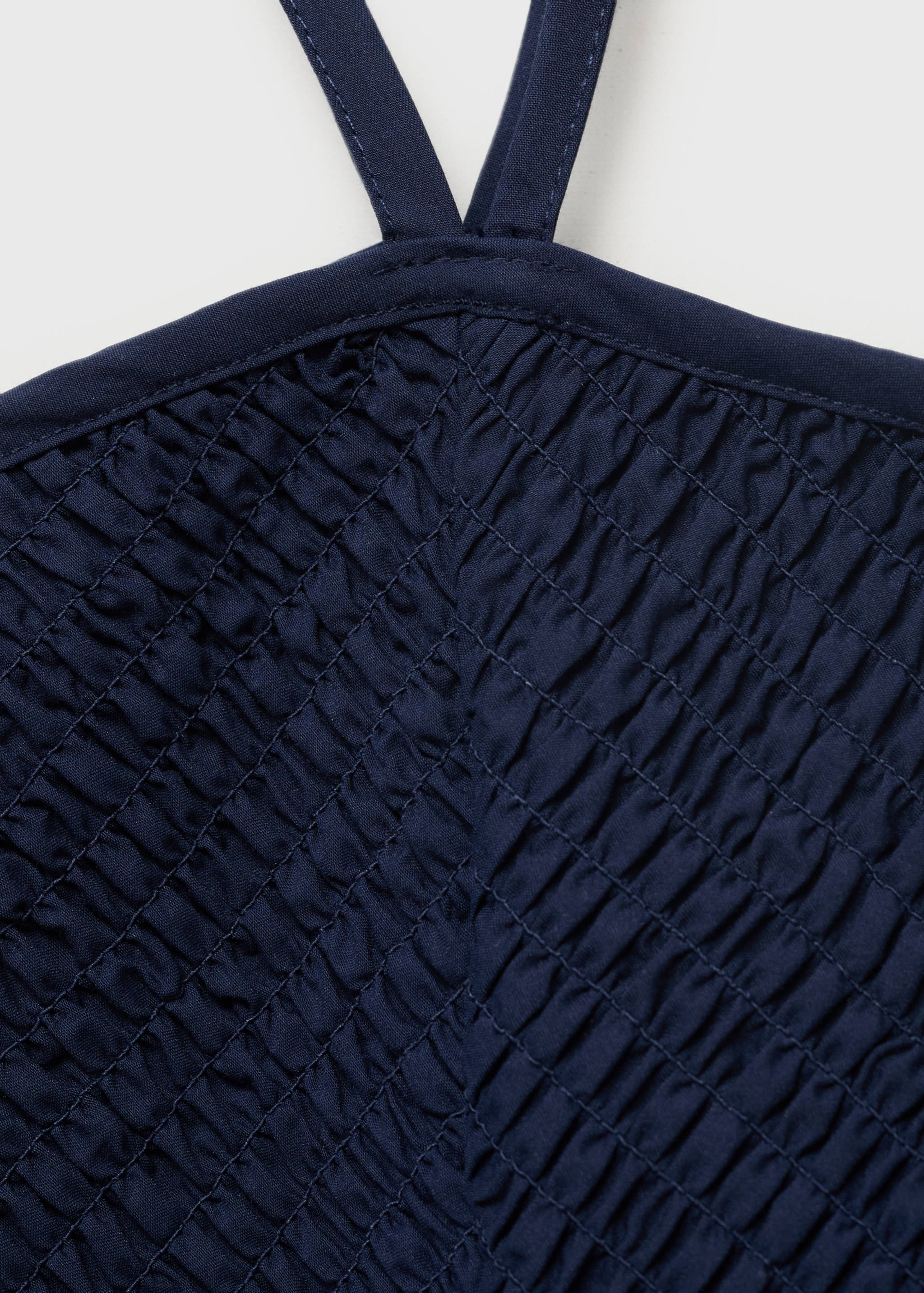 Combined halter-neck dress - Details of the article 0