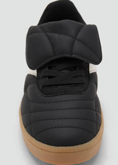 Trainers with folded tongue — Black 5