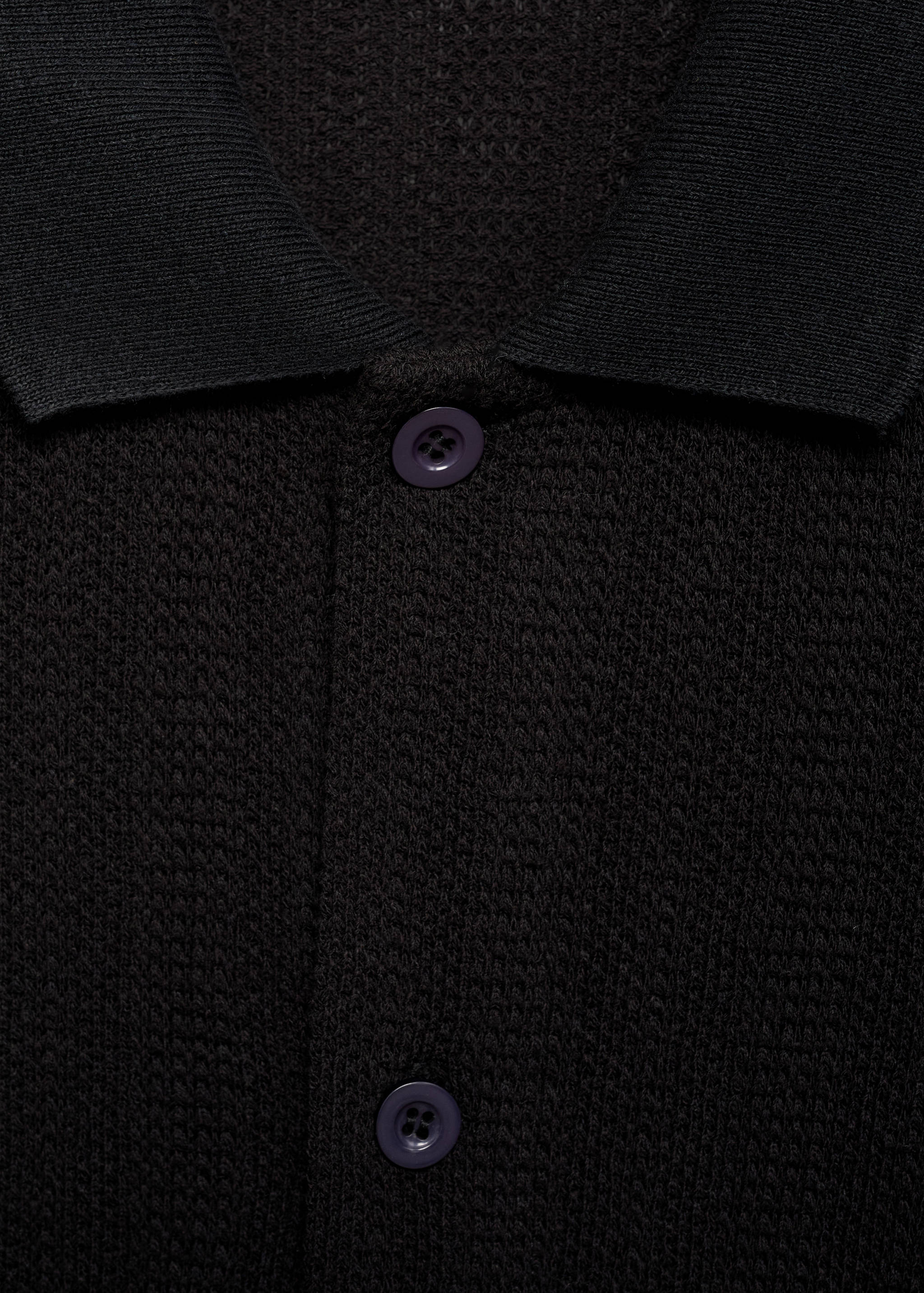 Structured knitted shirt - Details of the article 8