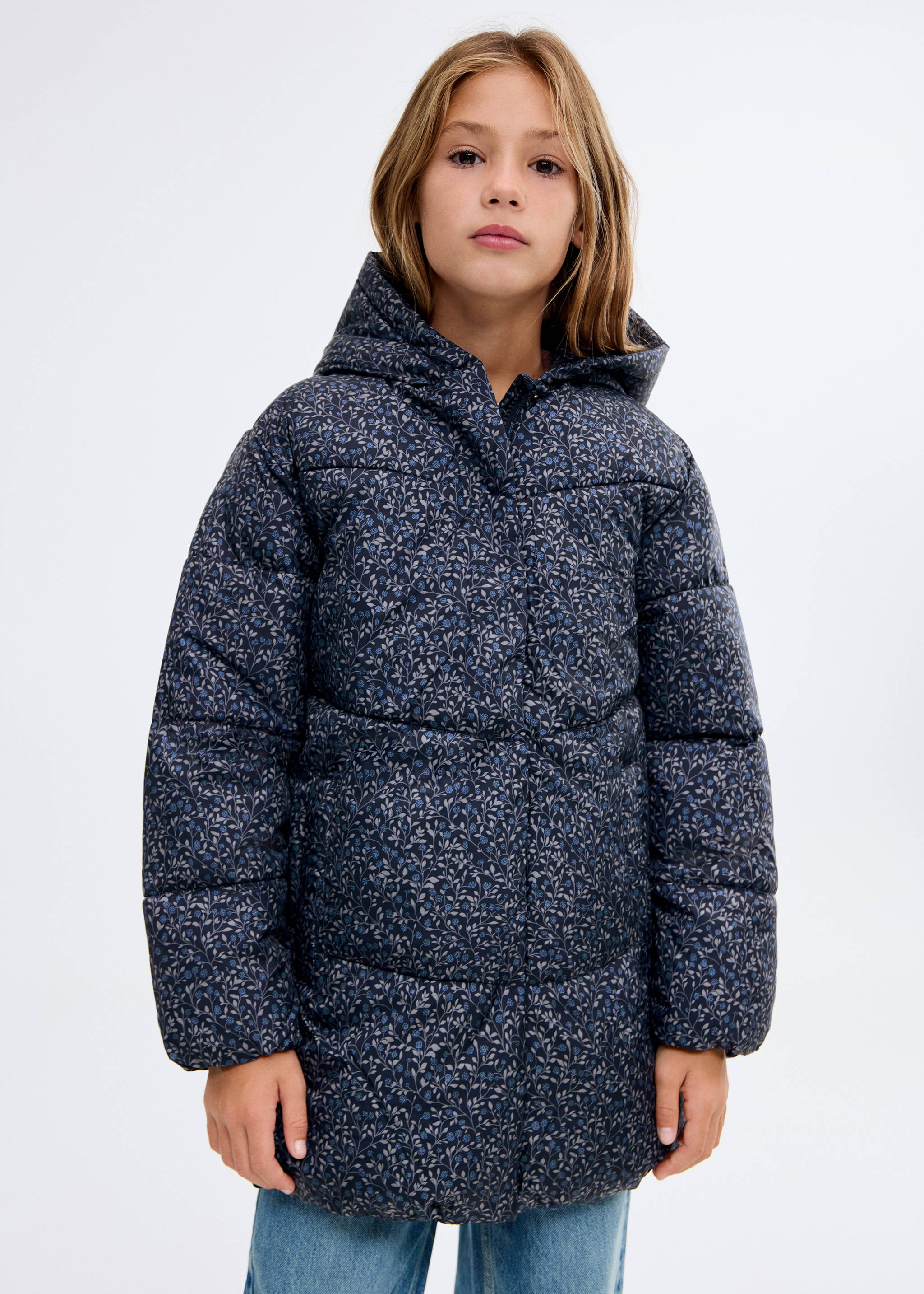 Floral-print coat - Medium plane