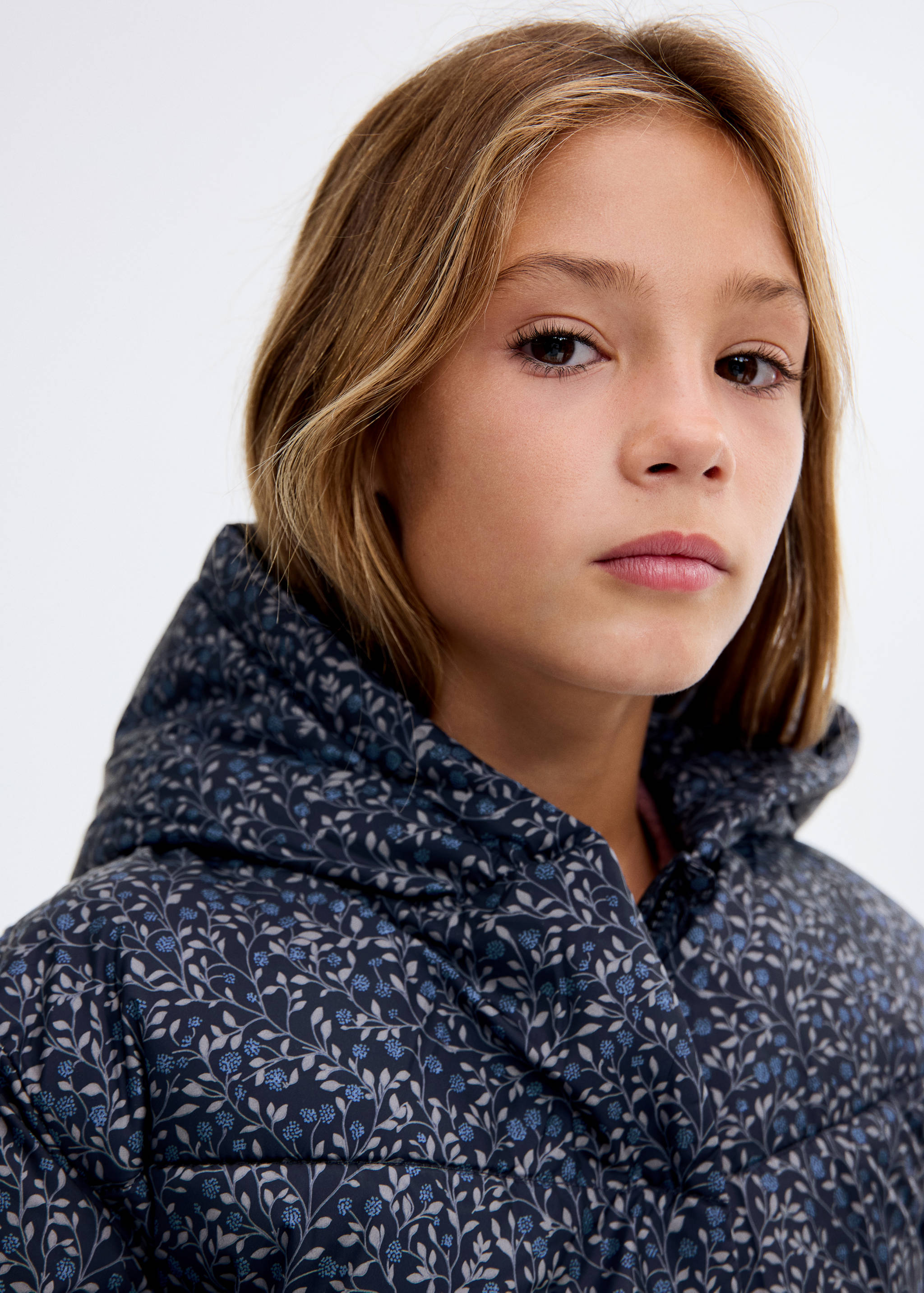 Floral-print coat - Details of the article 1