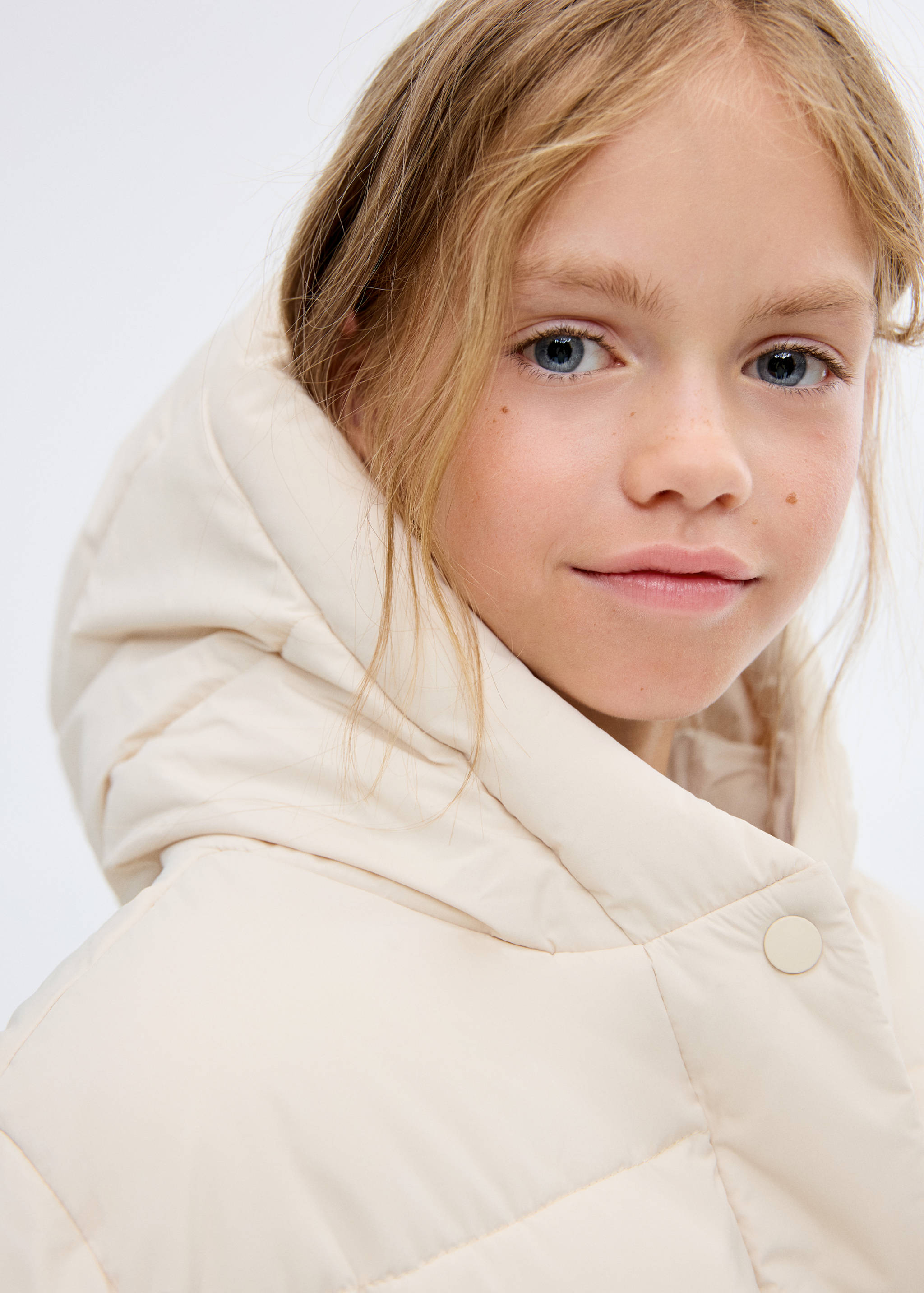 Abrigo capucha forro acolchado - Detalle del artículo 1