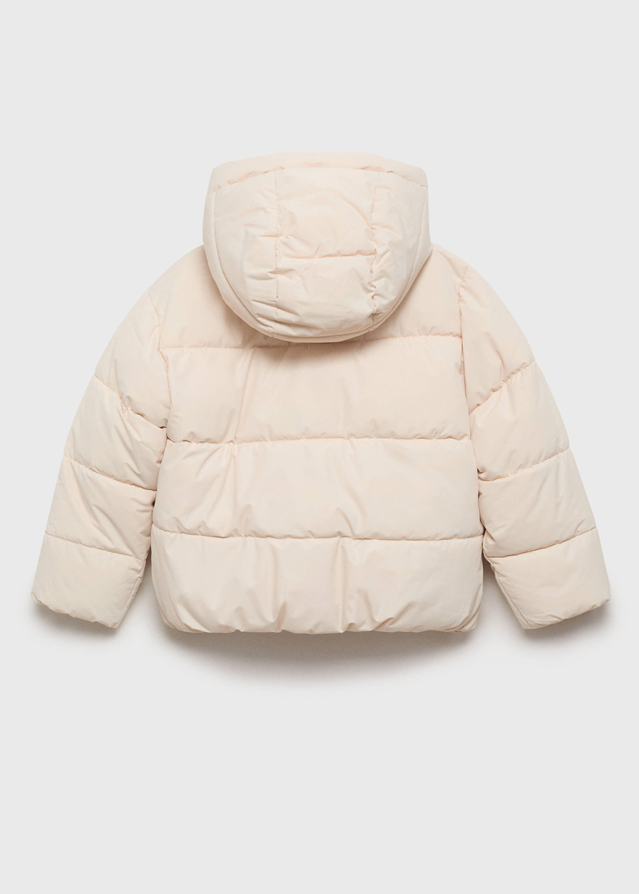 Abrigo capucha forro acolchado - Reverso del artículo