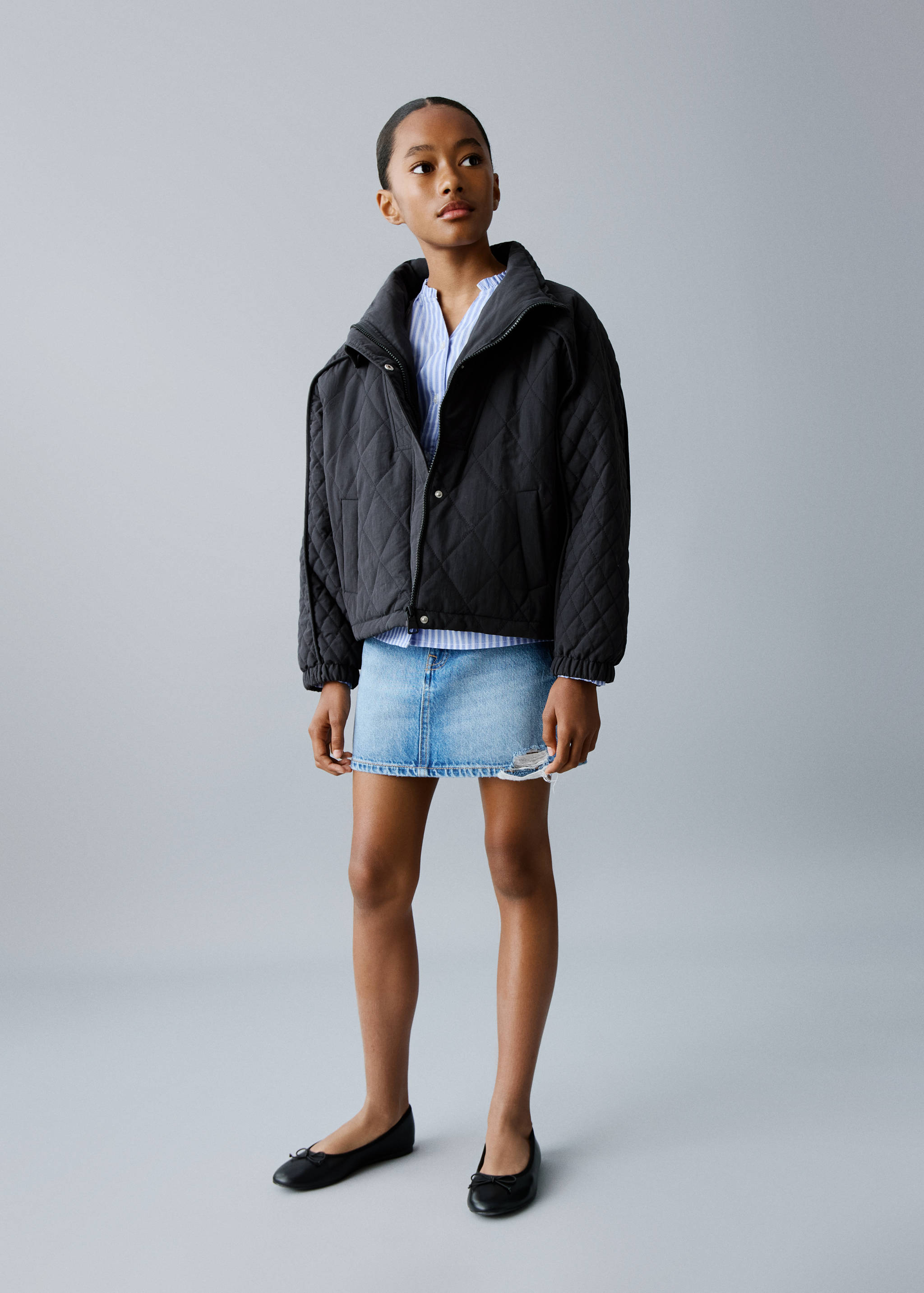 Anorak acolchado oversize - Plano general