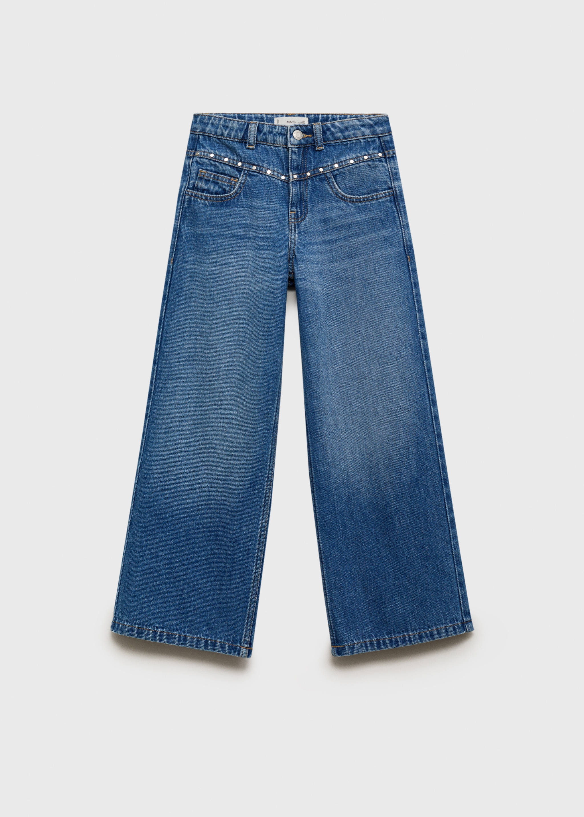 Wide leg jeans with studs - Article without model