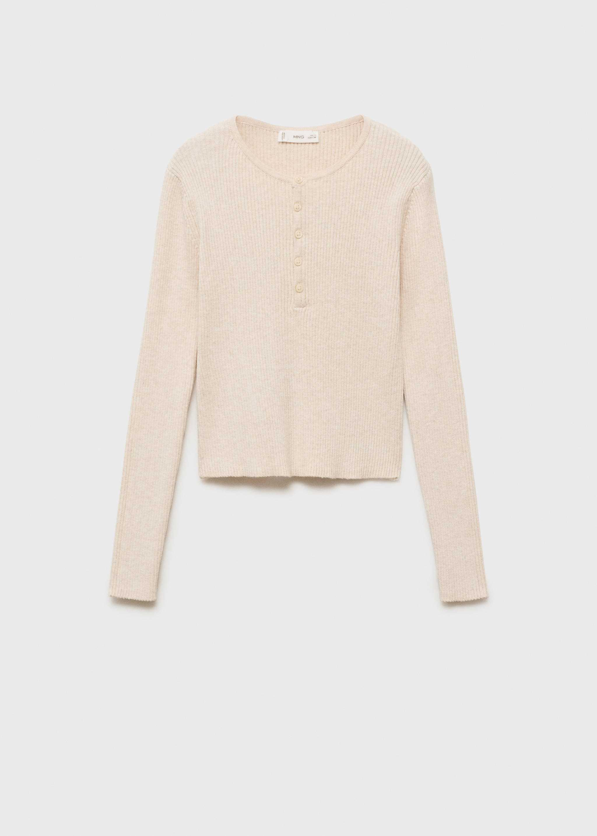 Jersey canalé botones - Artículo sin modelo