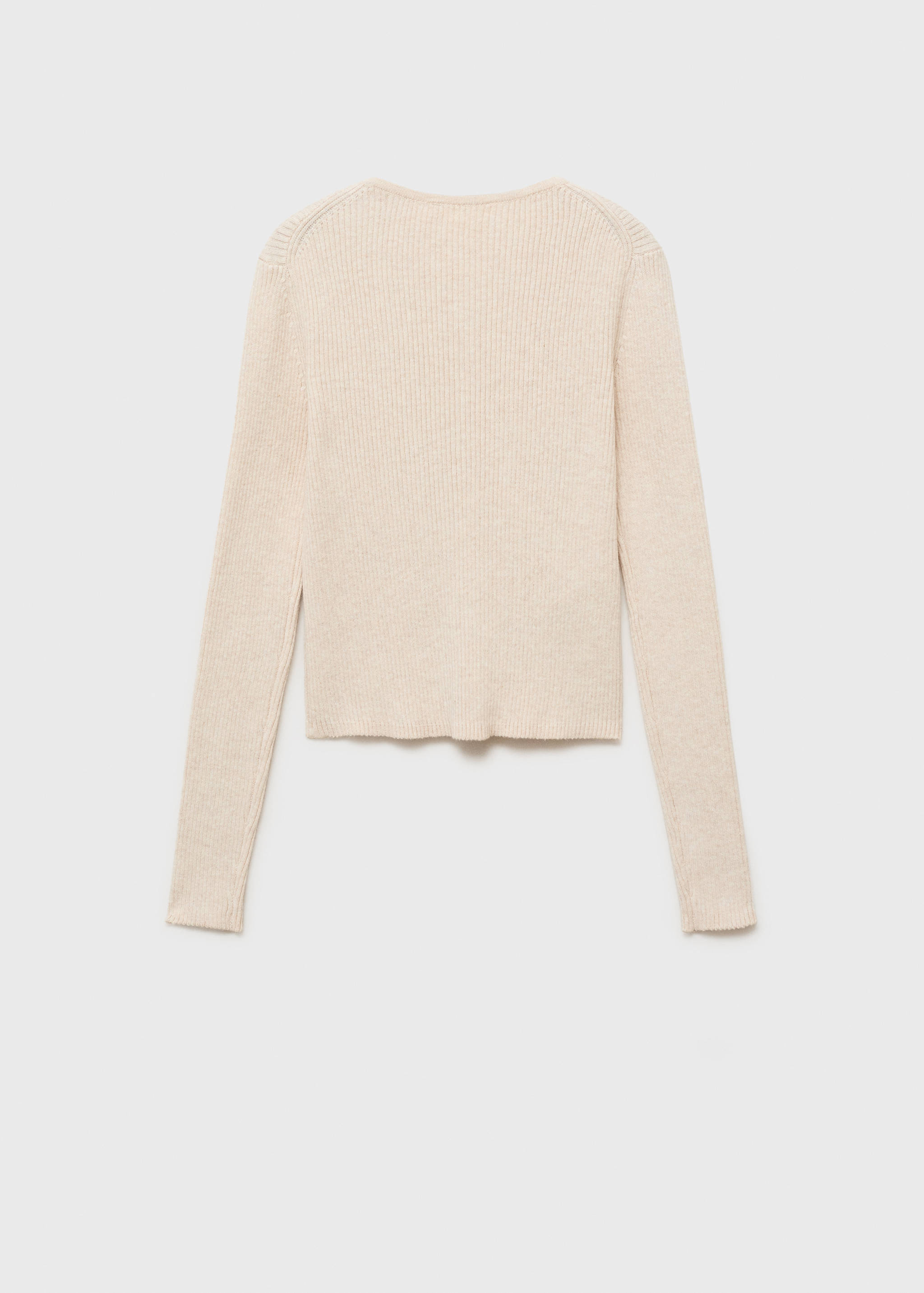 Jersey canalé botones - Reverso del artículo