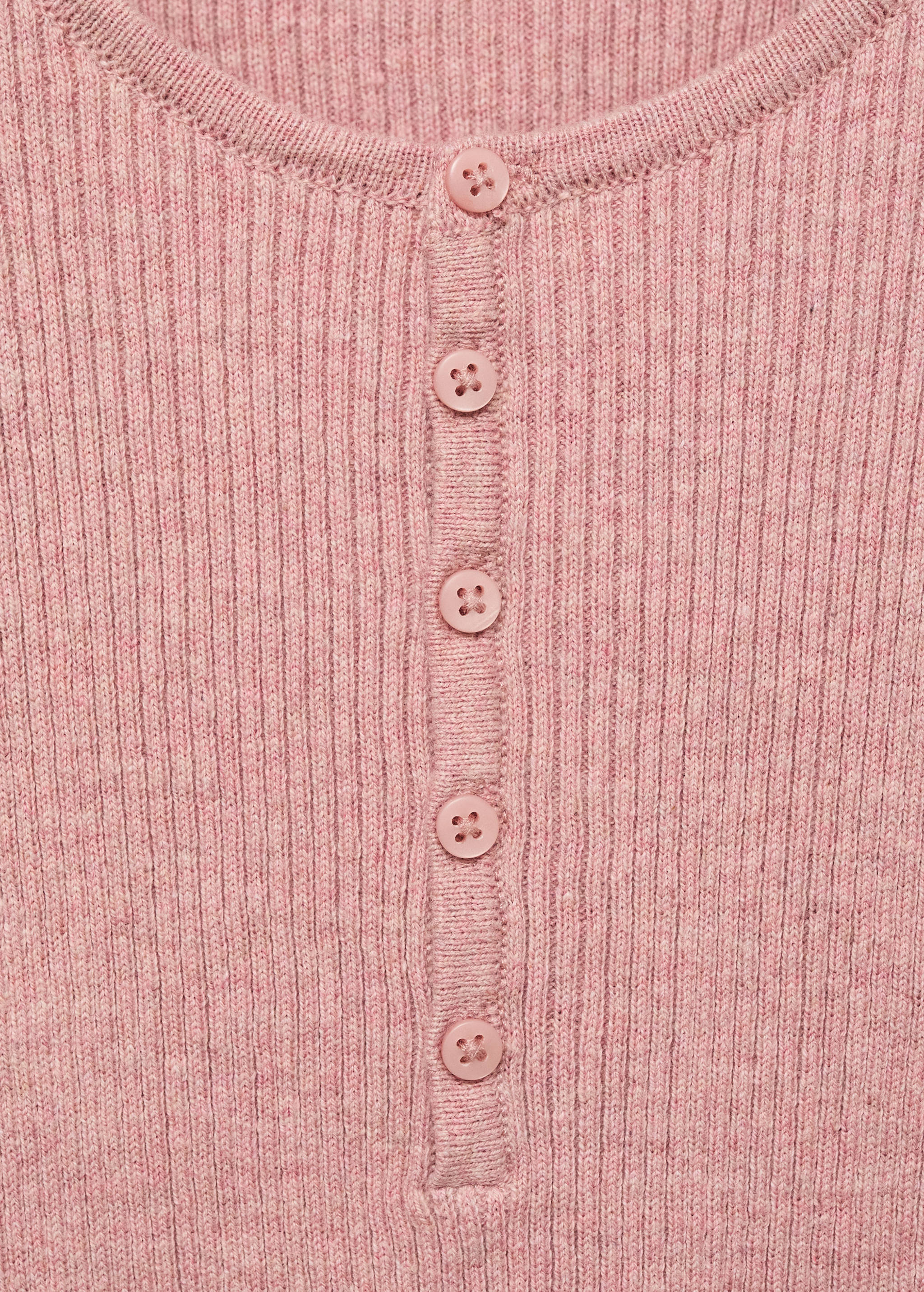 Jersey canalé botones - Detalle del artículo 0