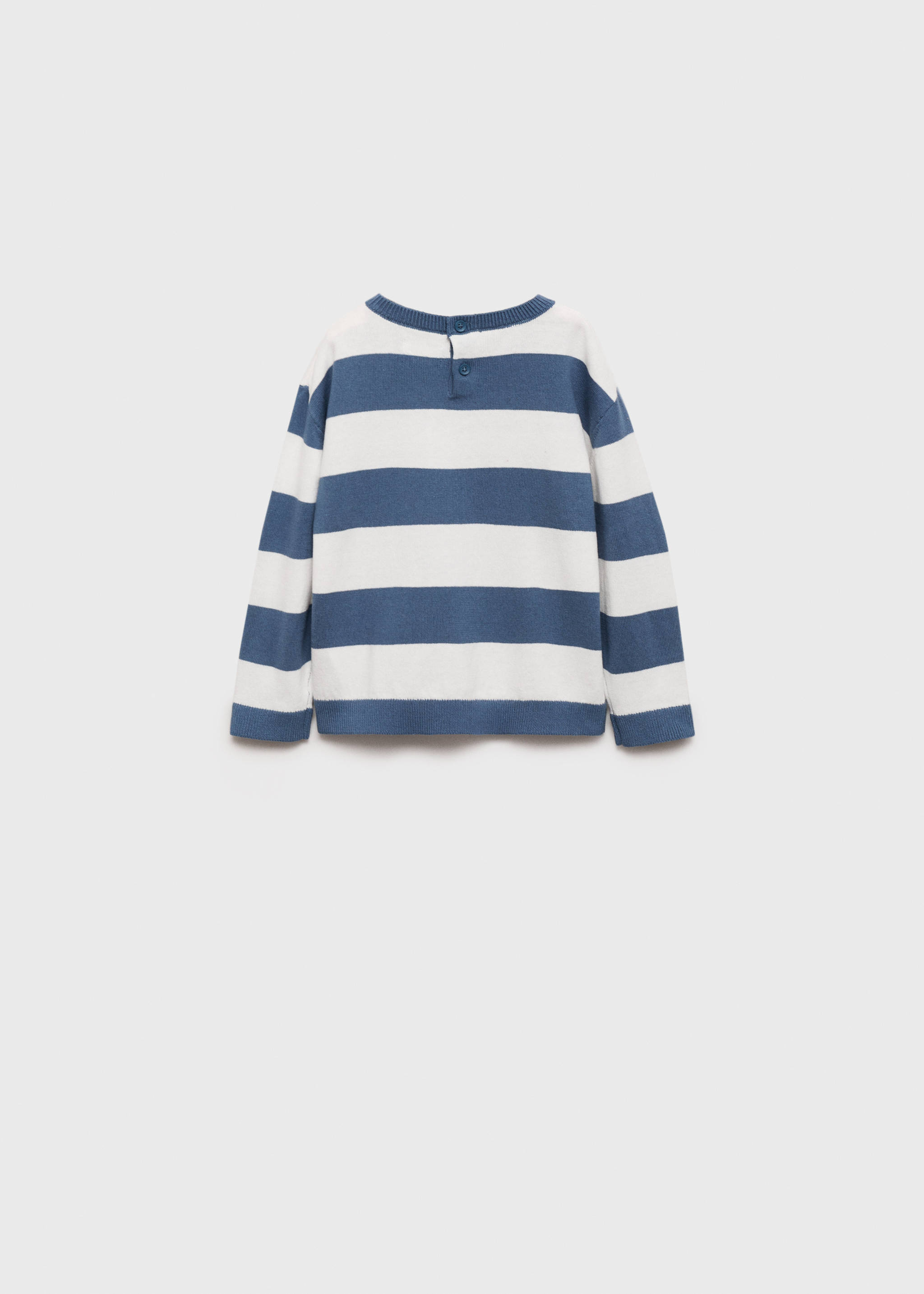 Striped cotton-blend sweater - Reverse of the article