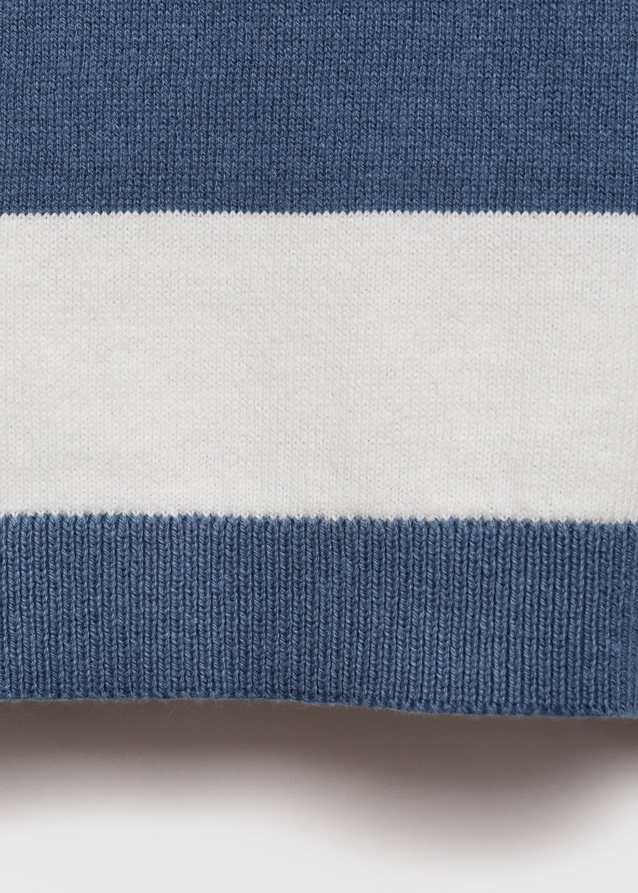 Striped cotton-blend sweater - Details of the article 0