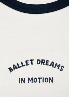 T-shirt with embroidered contrasting collar — Off White 5