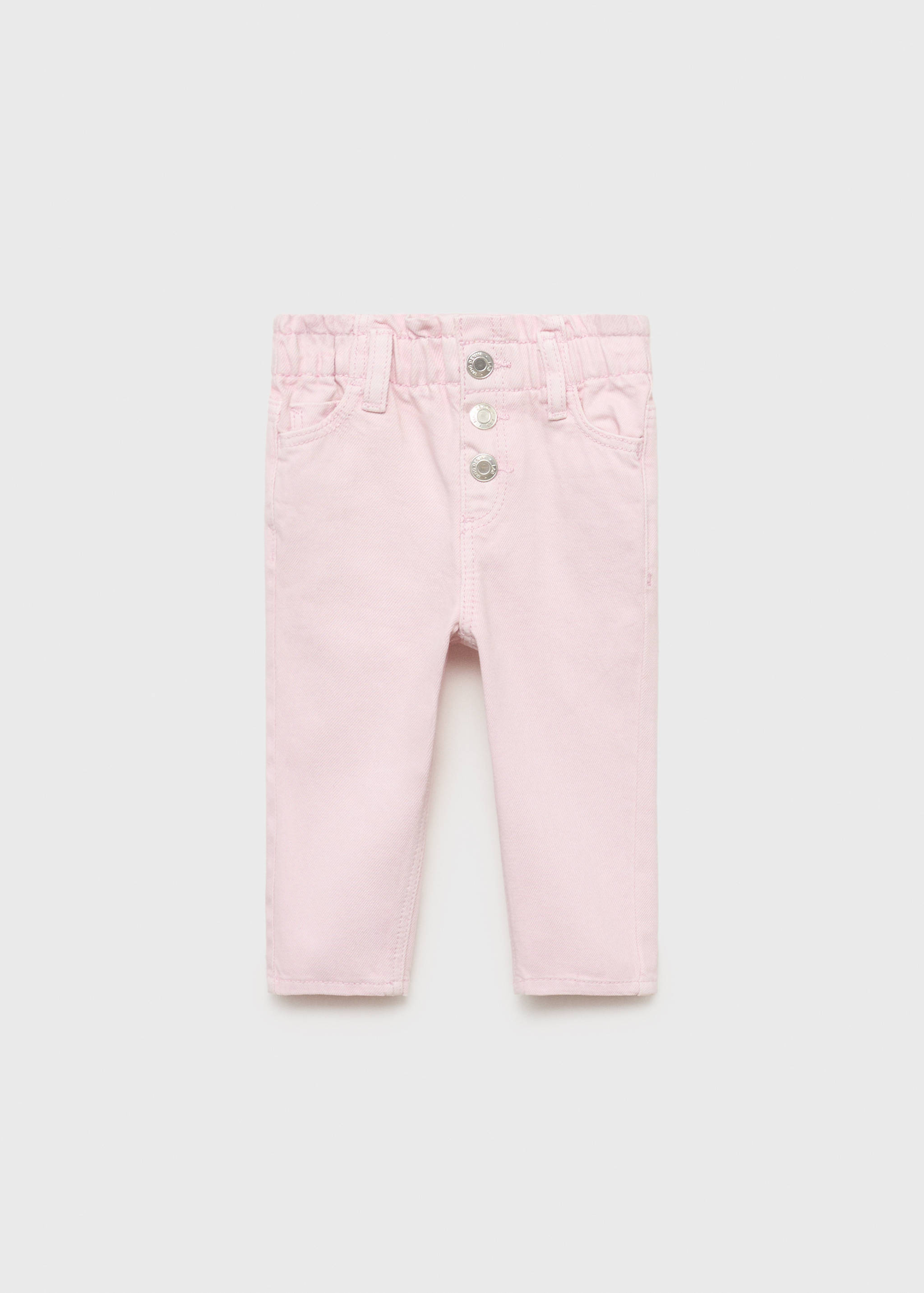 Paper bag jeans with buttons - Article without model