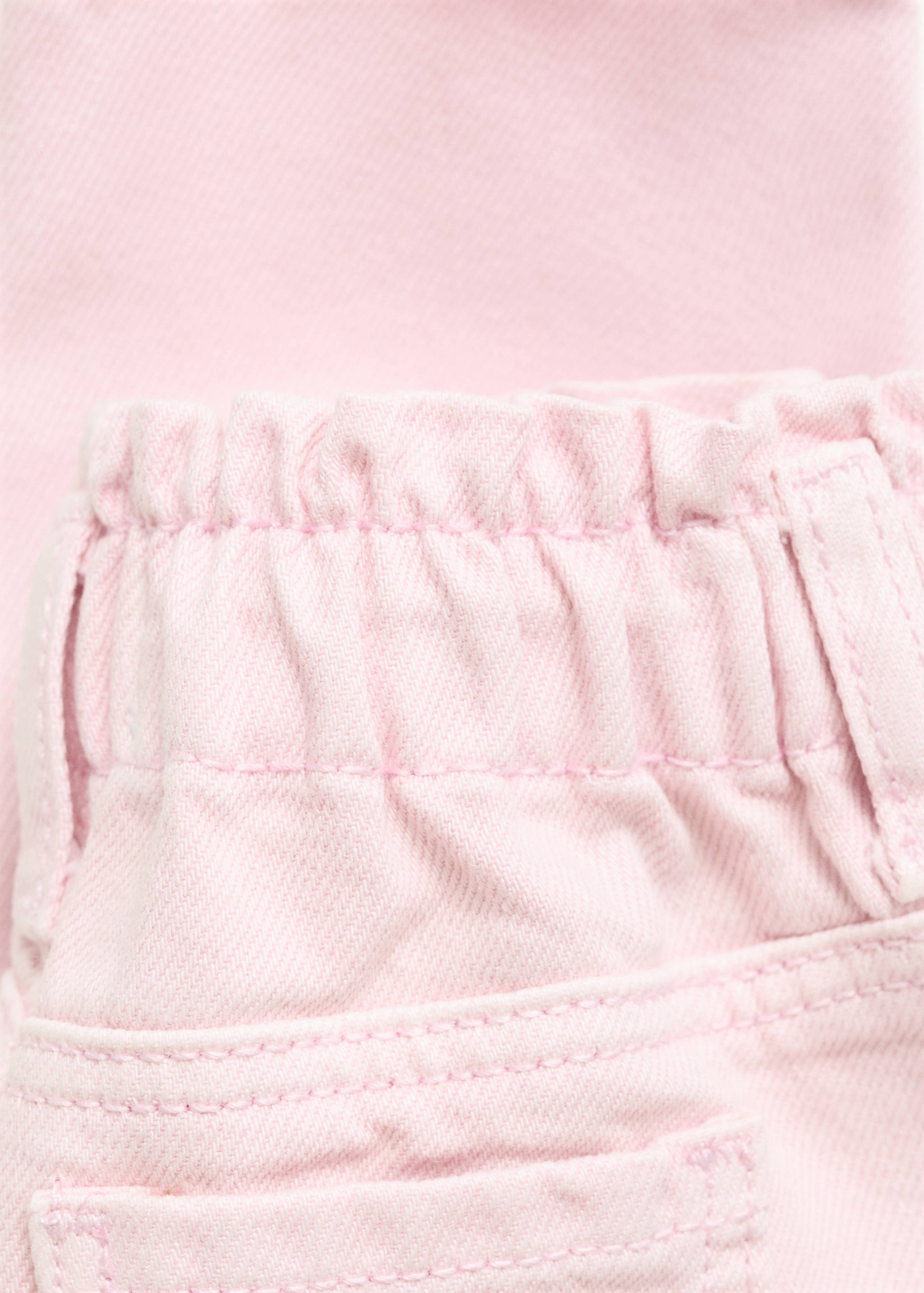 Paper bag jeans with buttons - Details of the article 0