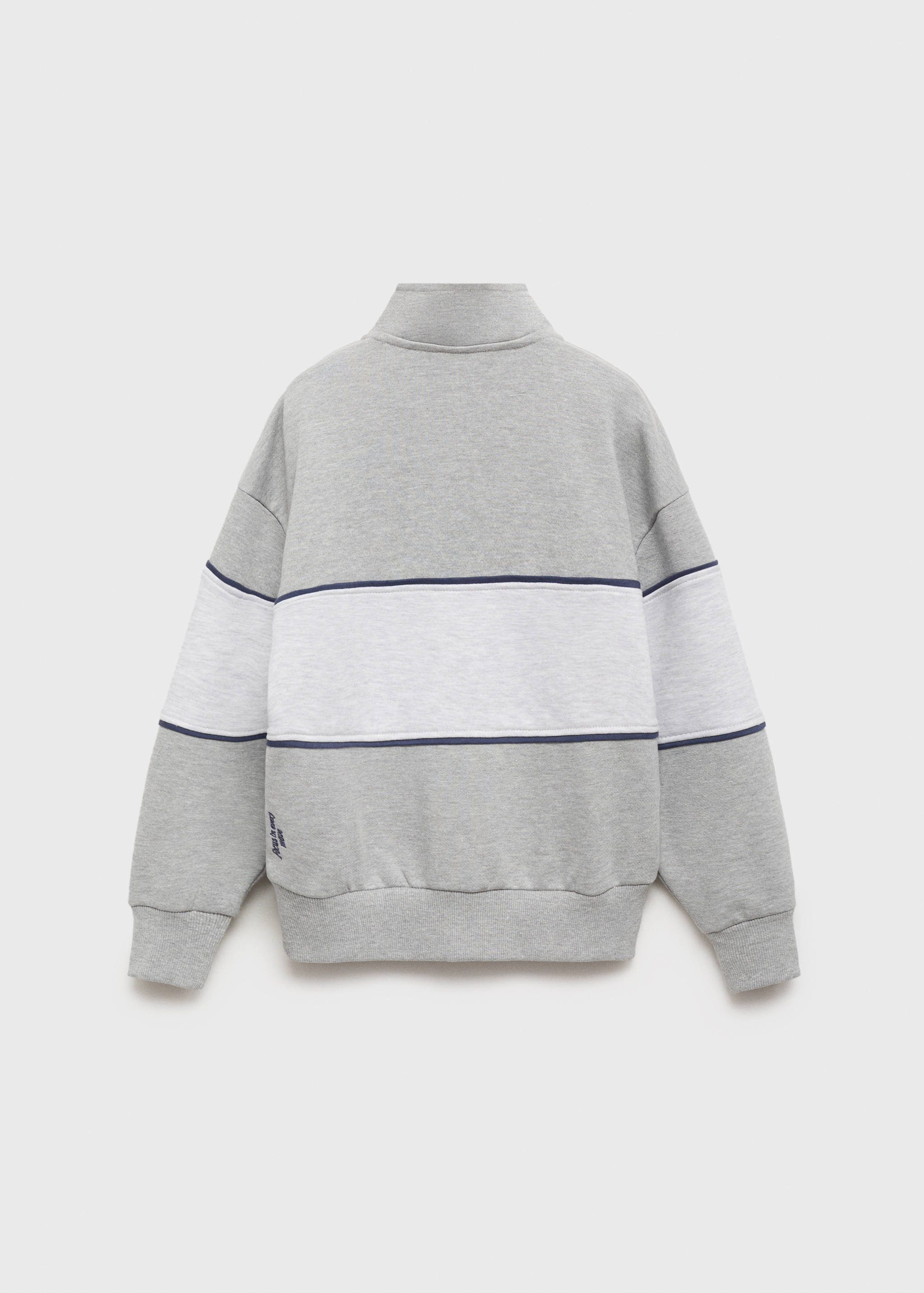 Perkins-neck sweatshirt - Reverse of the article