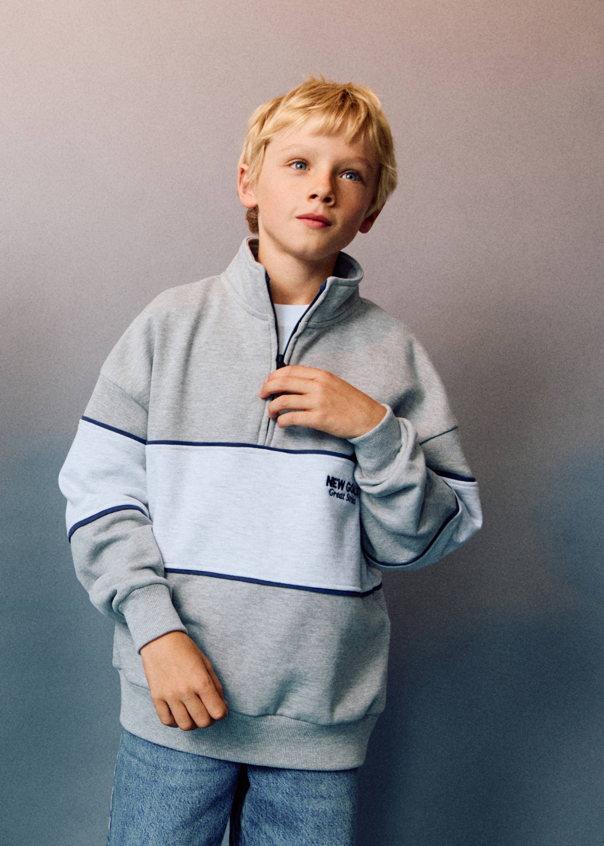 Perkins-neck sweatshirt - Details of the article 5