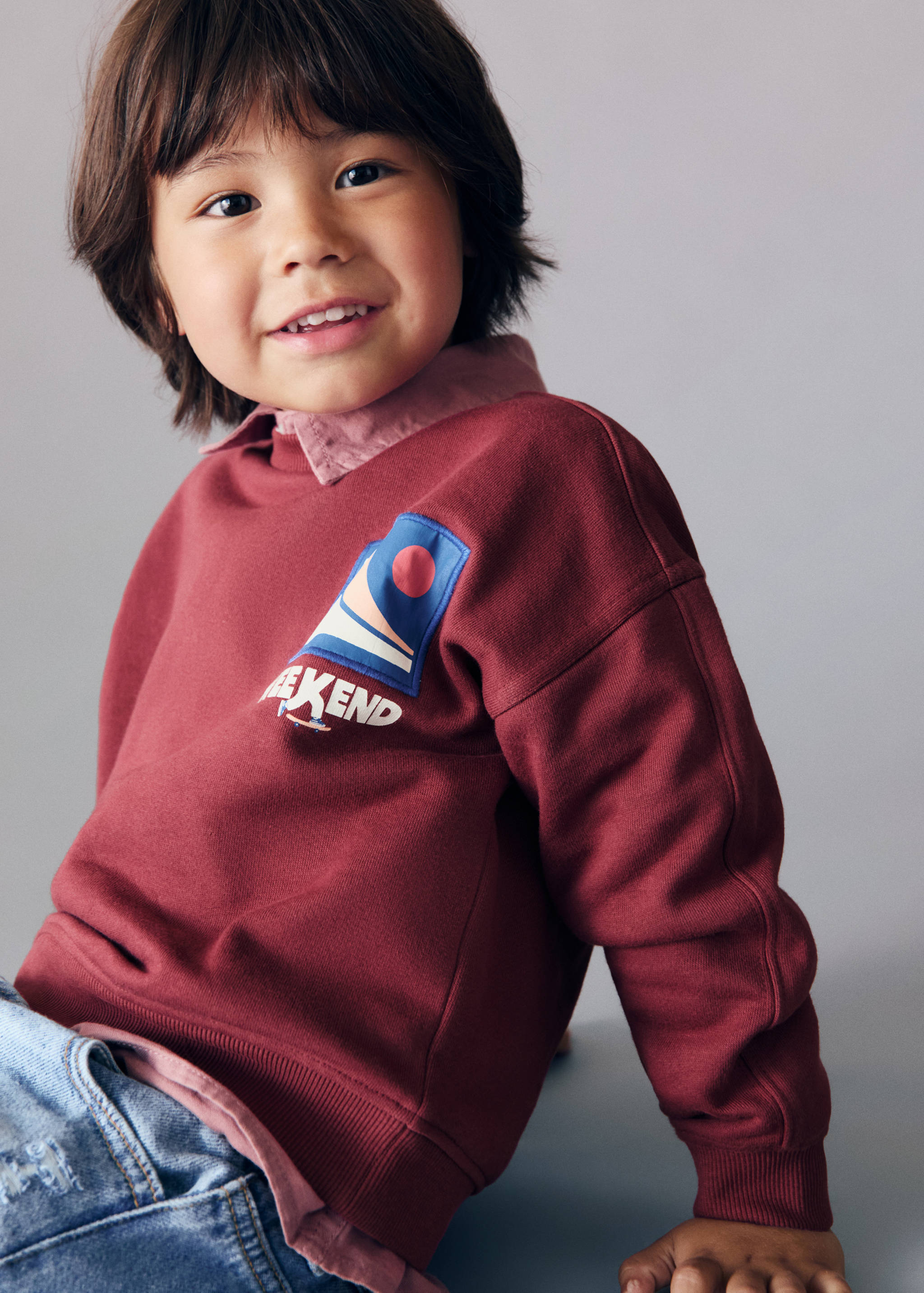 Sportska majica s printom poruke - Detalji artikla 1