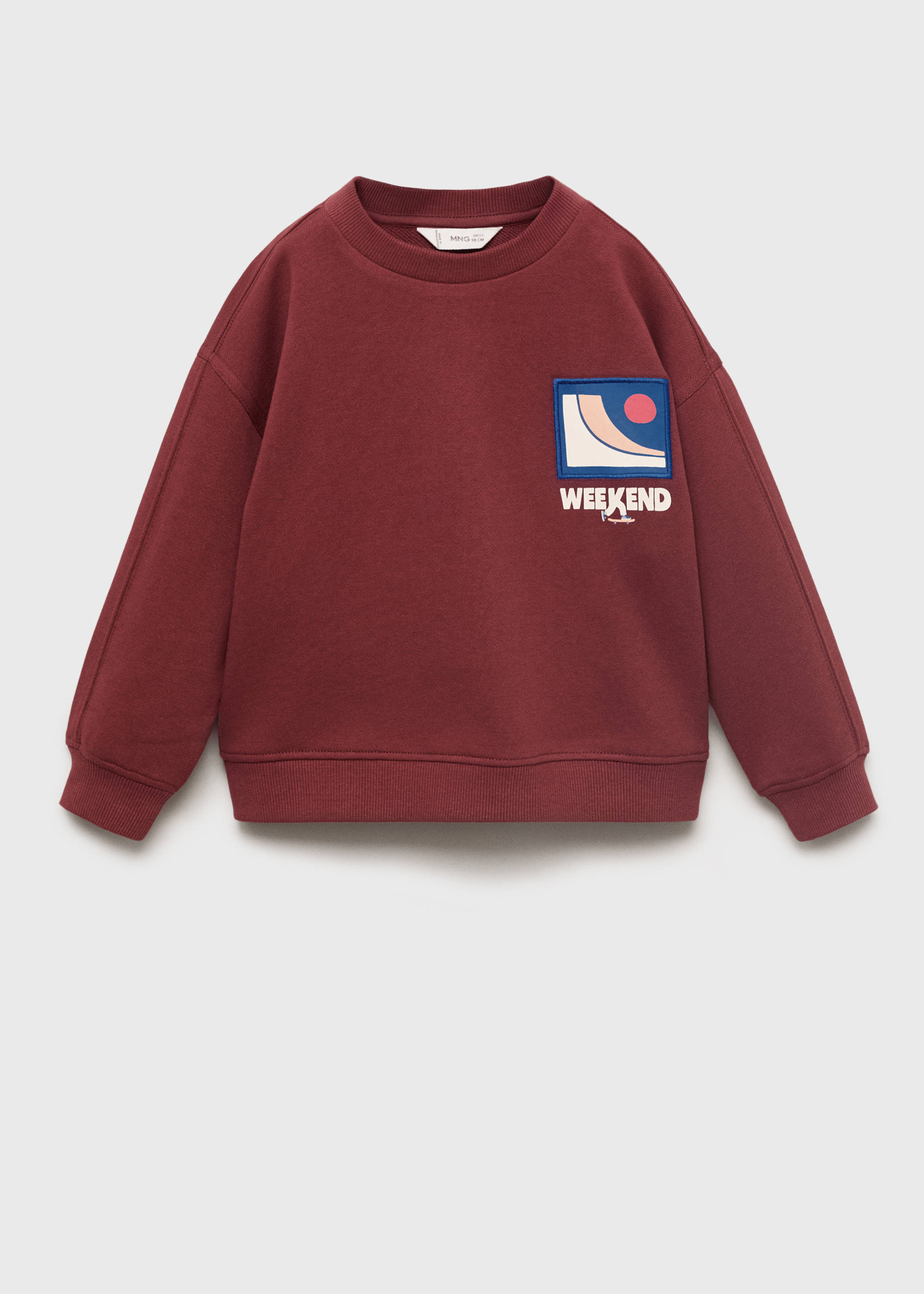 Sportska majica s printom poruke - Artikl bez modela