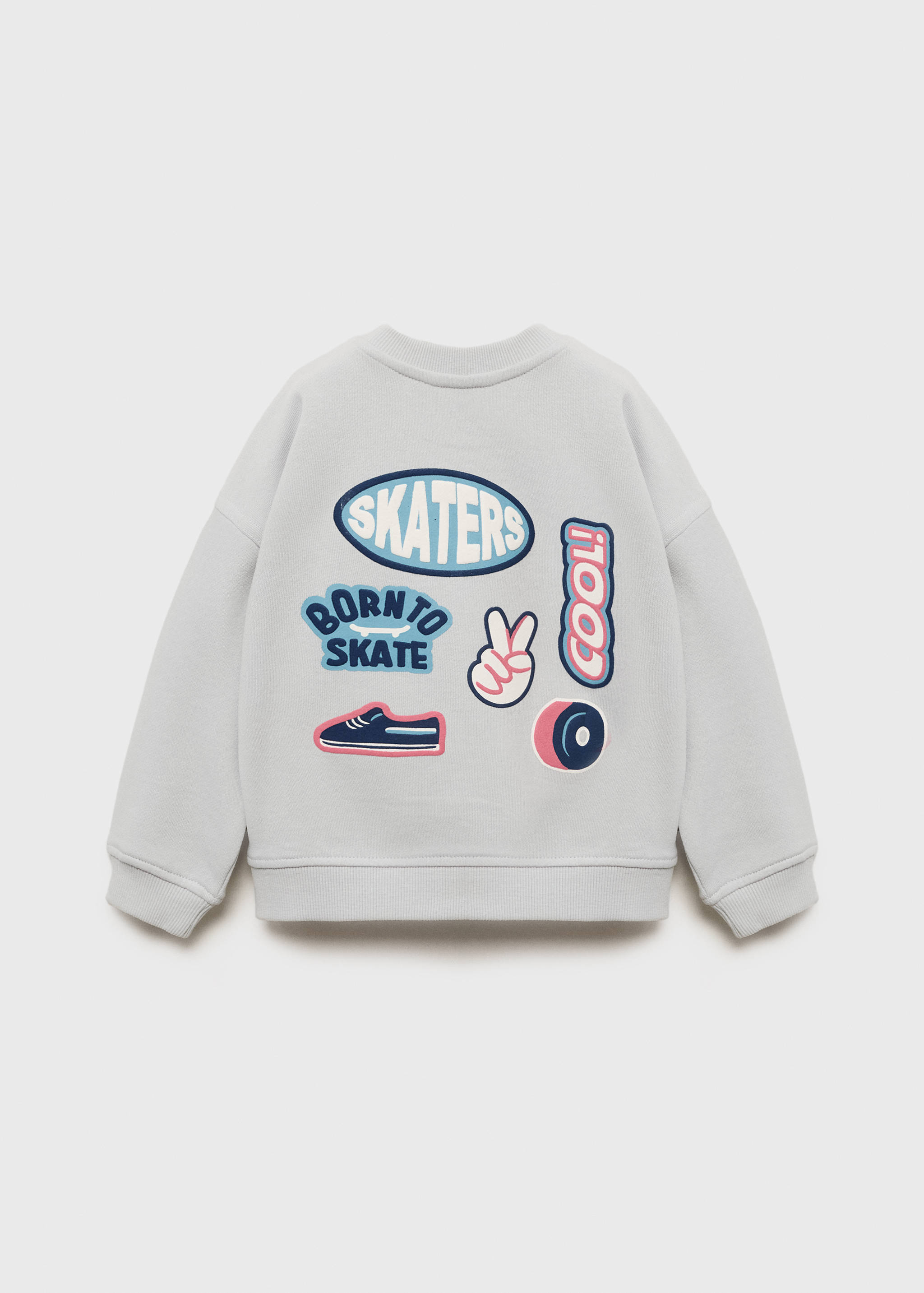 Sweat-shirt imprimé écusson - Verso de l’article