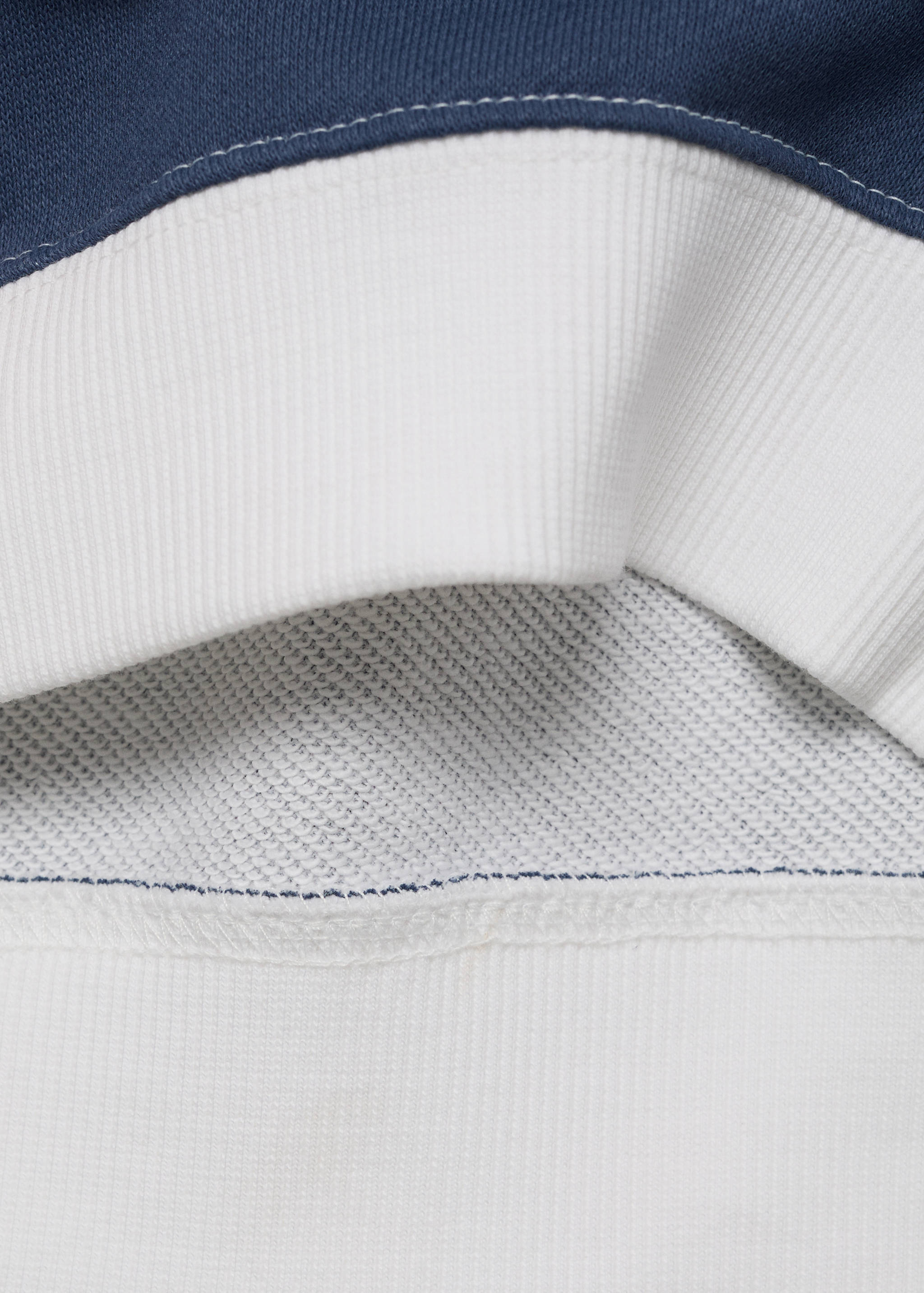 Striped hooded sweatshirt - Details of the article 0