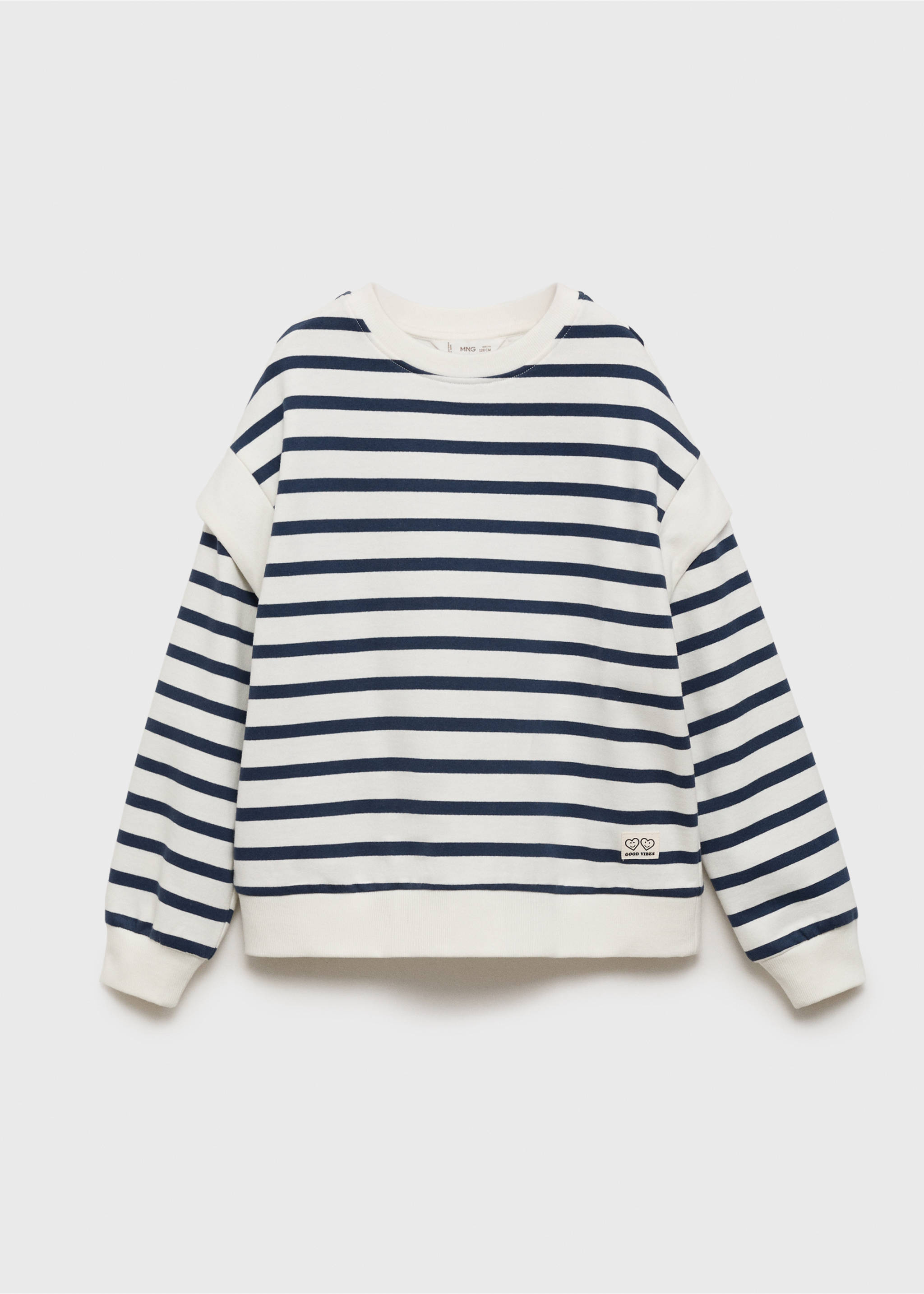 Sudadera algodón rayas - Artículo sin modelo, Azul marino. Ref: 17023292-00.
