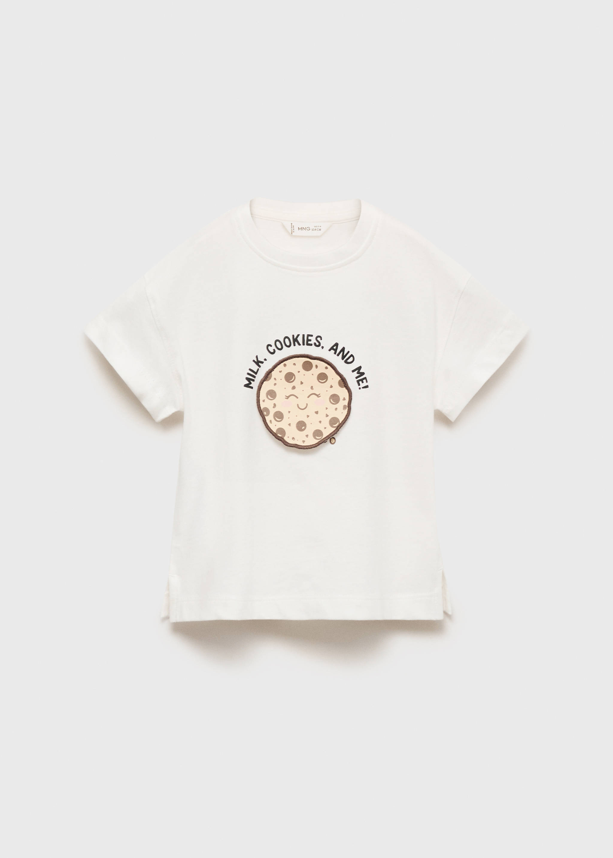 T-shirt imprimé détail relief - Article sans modèle