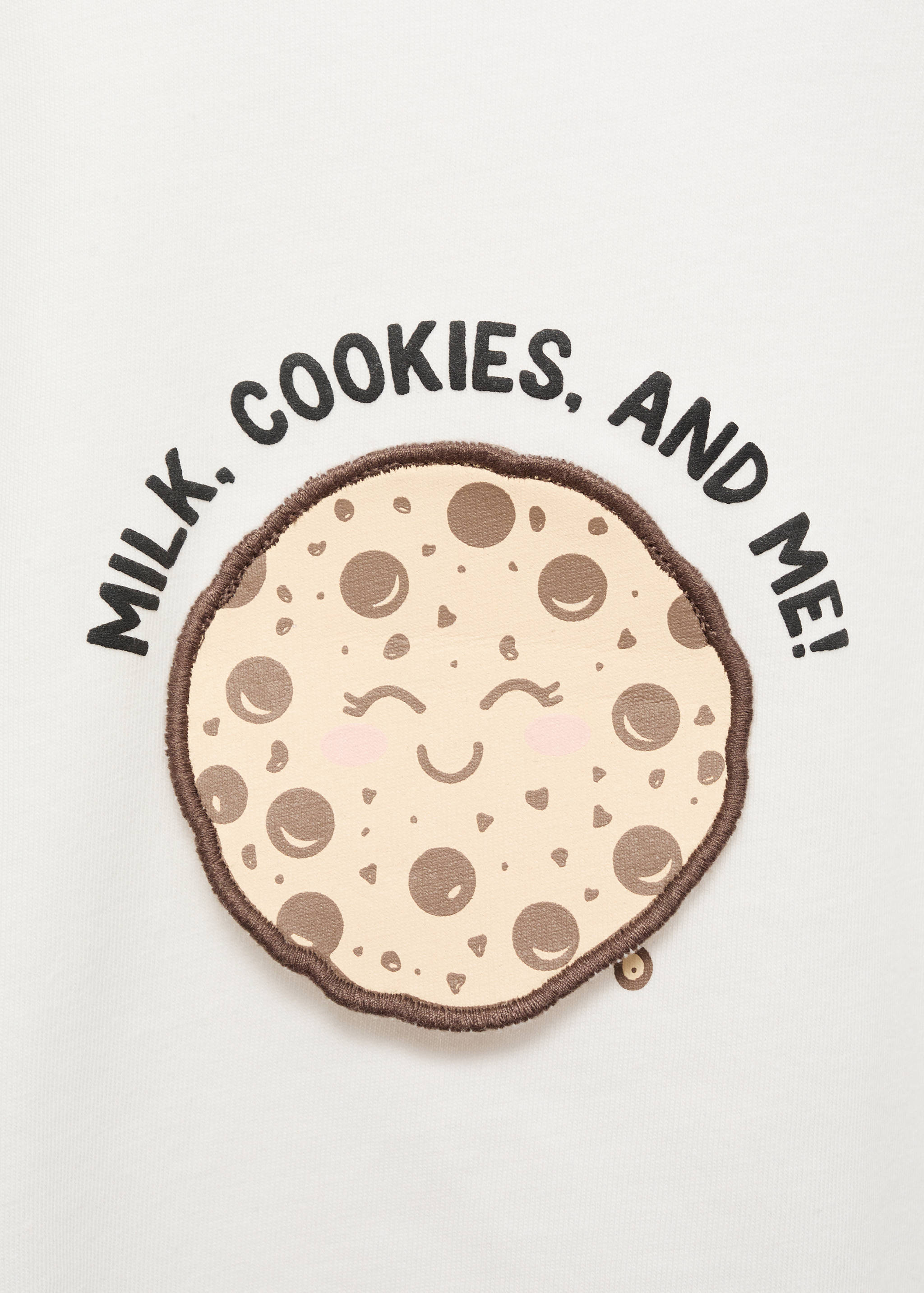 T-shirt imprimé détail relief - Détail de l'article 0