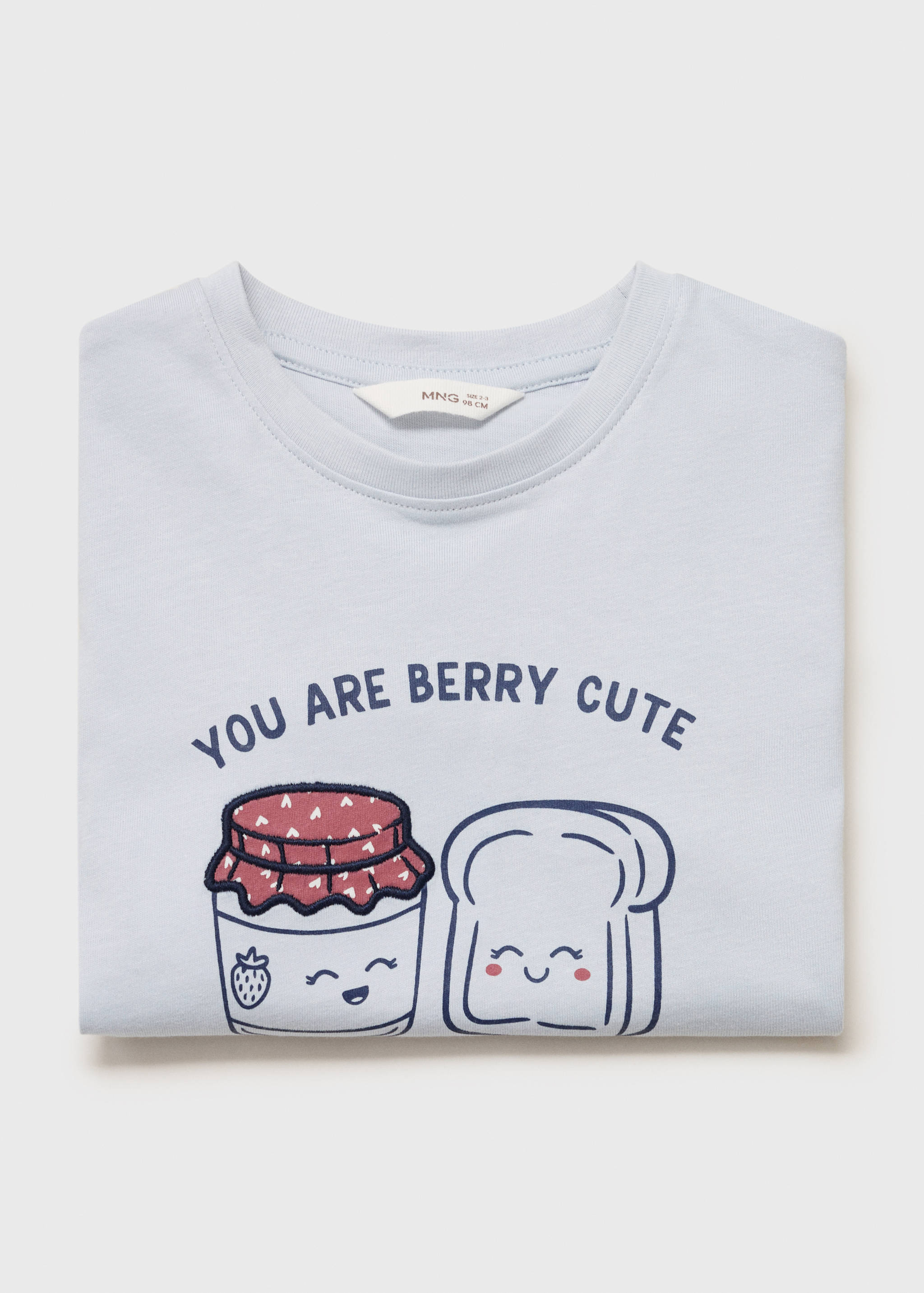 T-shirt imprimé détail relief - Détail de l'article 0