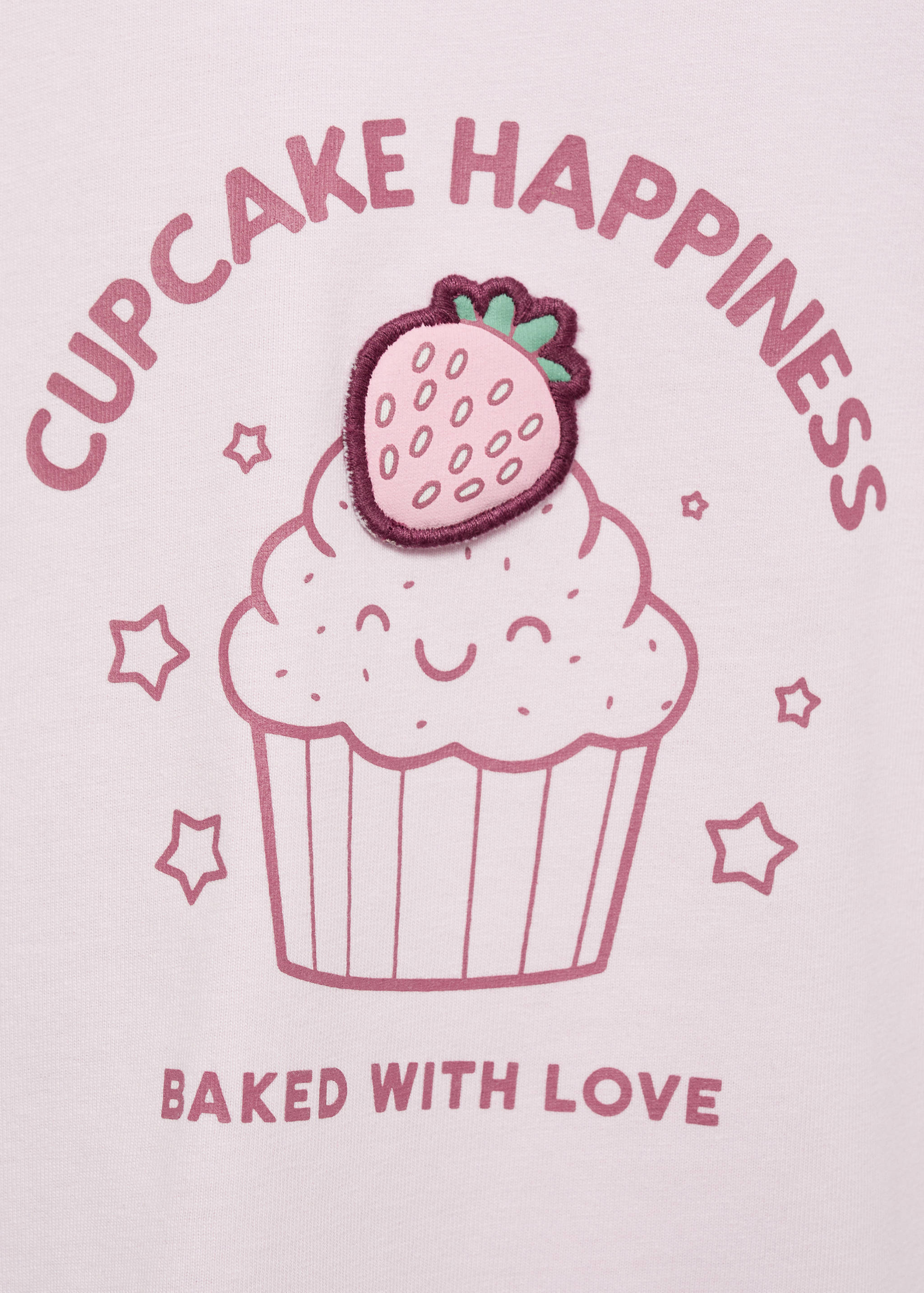 T-shirt imprimé détail relief - Détail de l'article 0