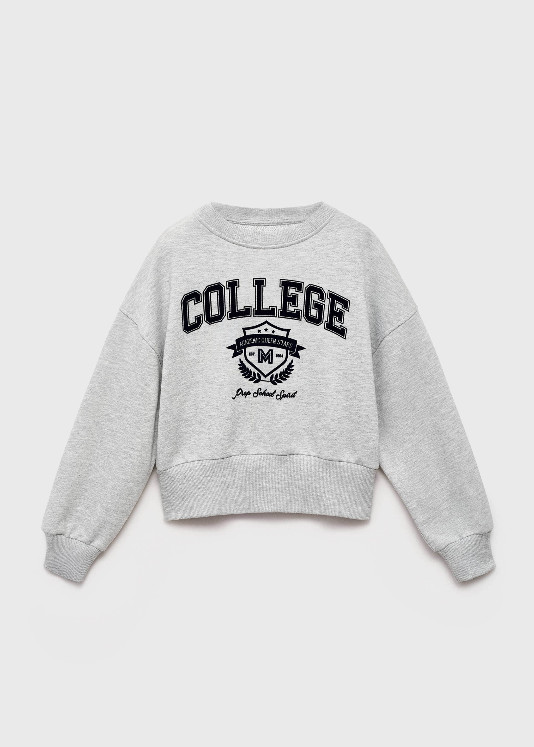 Monochrome college sweatshirt - Article without model