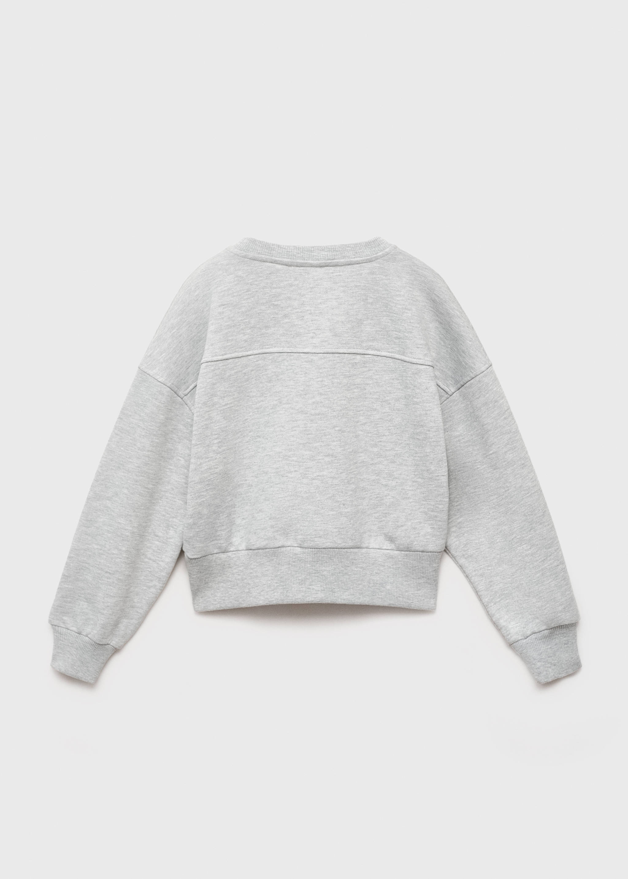 Monochrome college sweatshirt - Reverse of the article