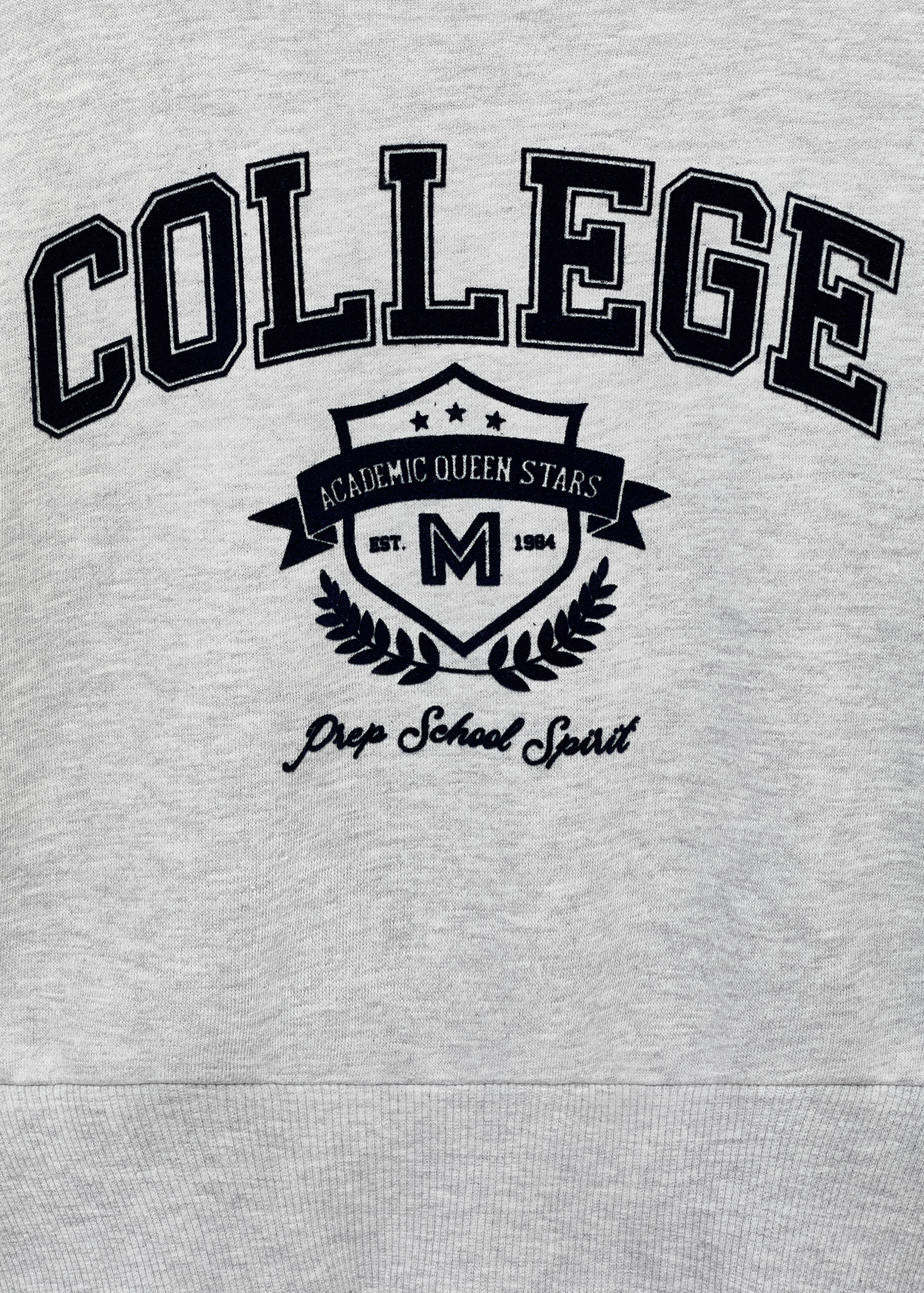Monochrome college sweatshirt - Details of the article 0