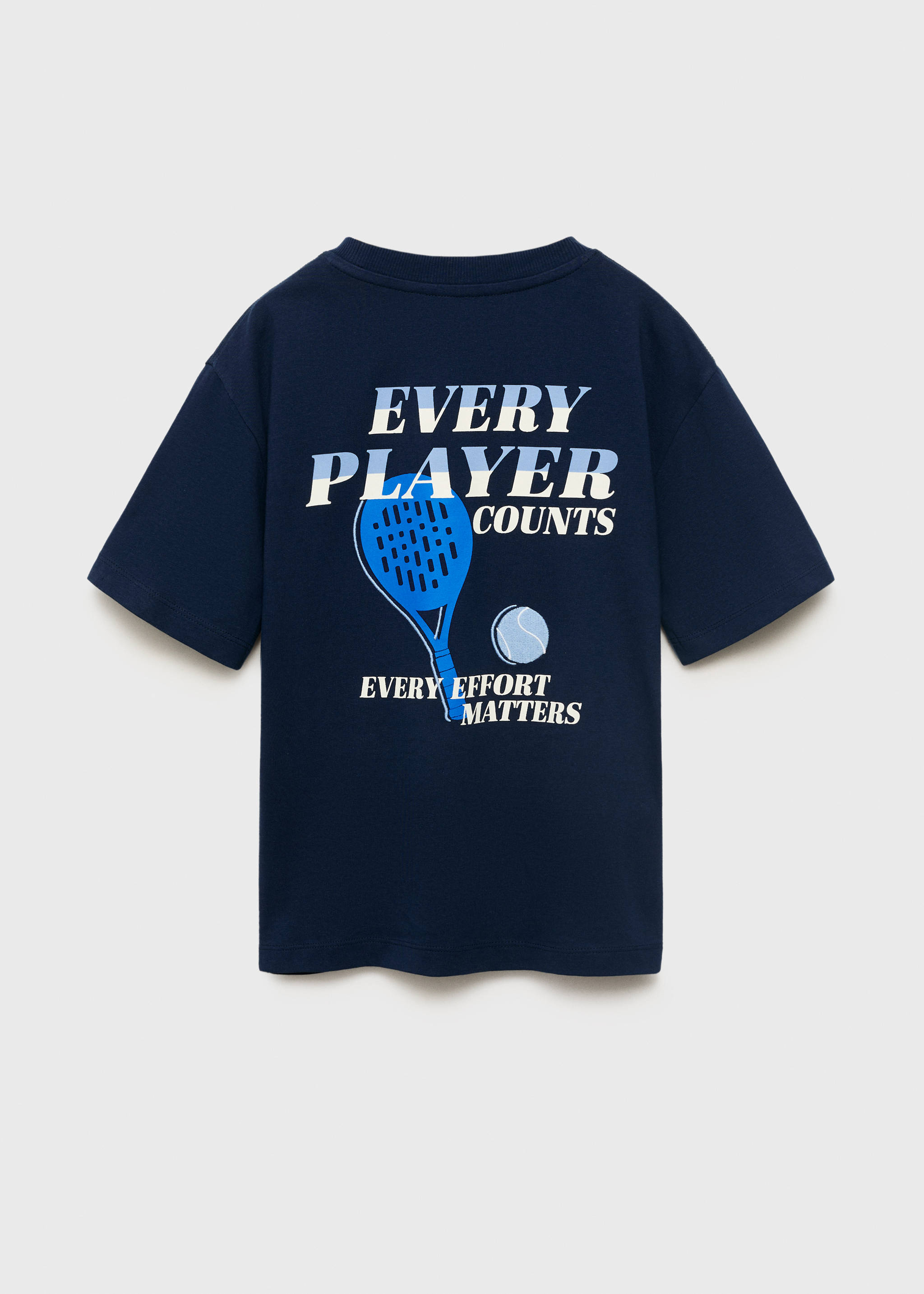 Short-sleeved printed t-shirt - Reverse of the article