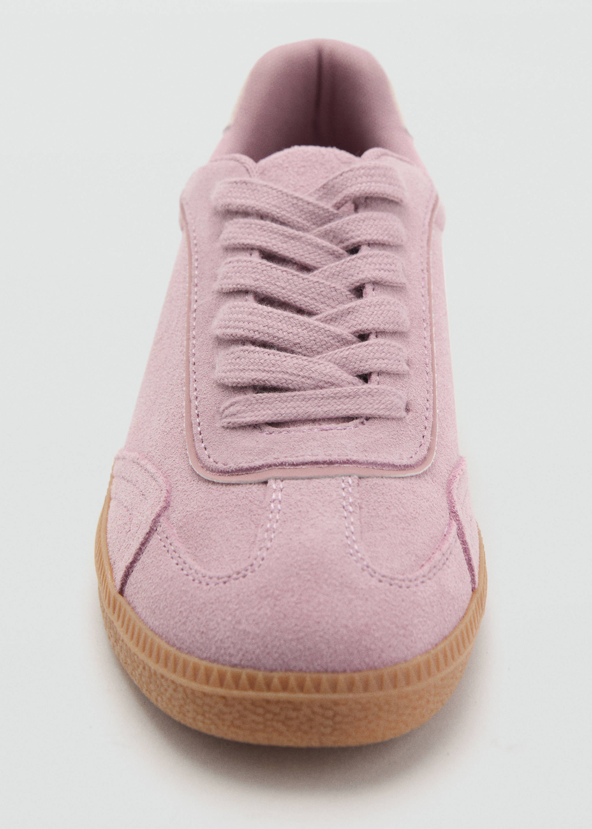 Кроссовки из комбинации кожи и спилка - Деталь изделия 3