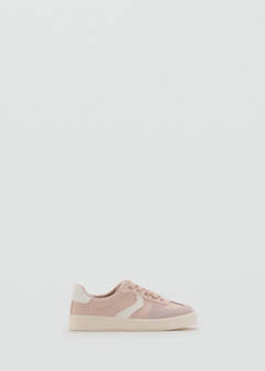 Combined trainers with laces — Pastel Pink 1