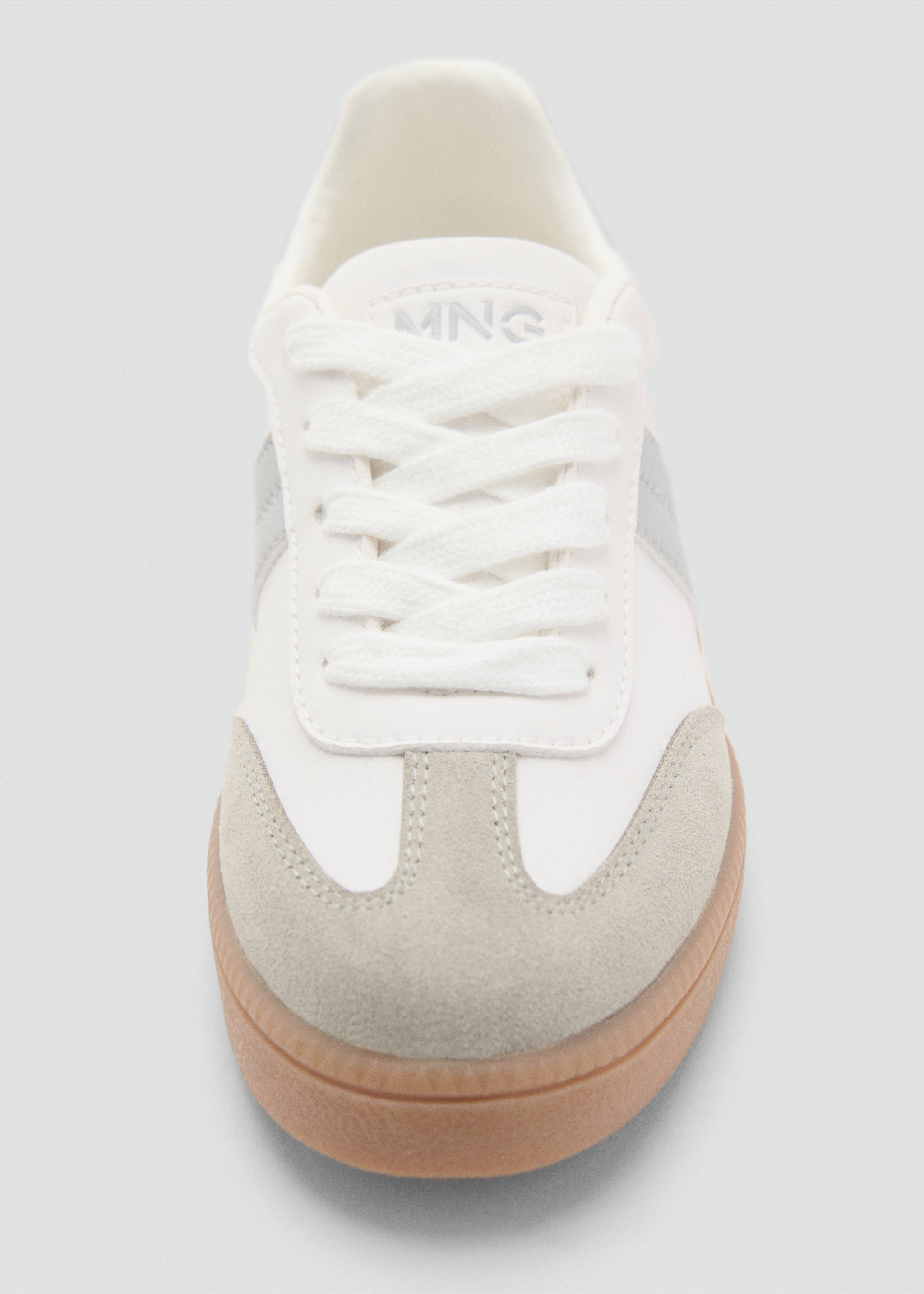 Deportivas combinadas piel - Detalle del artículo 3, Blanco. Ref: 17023307-00.