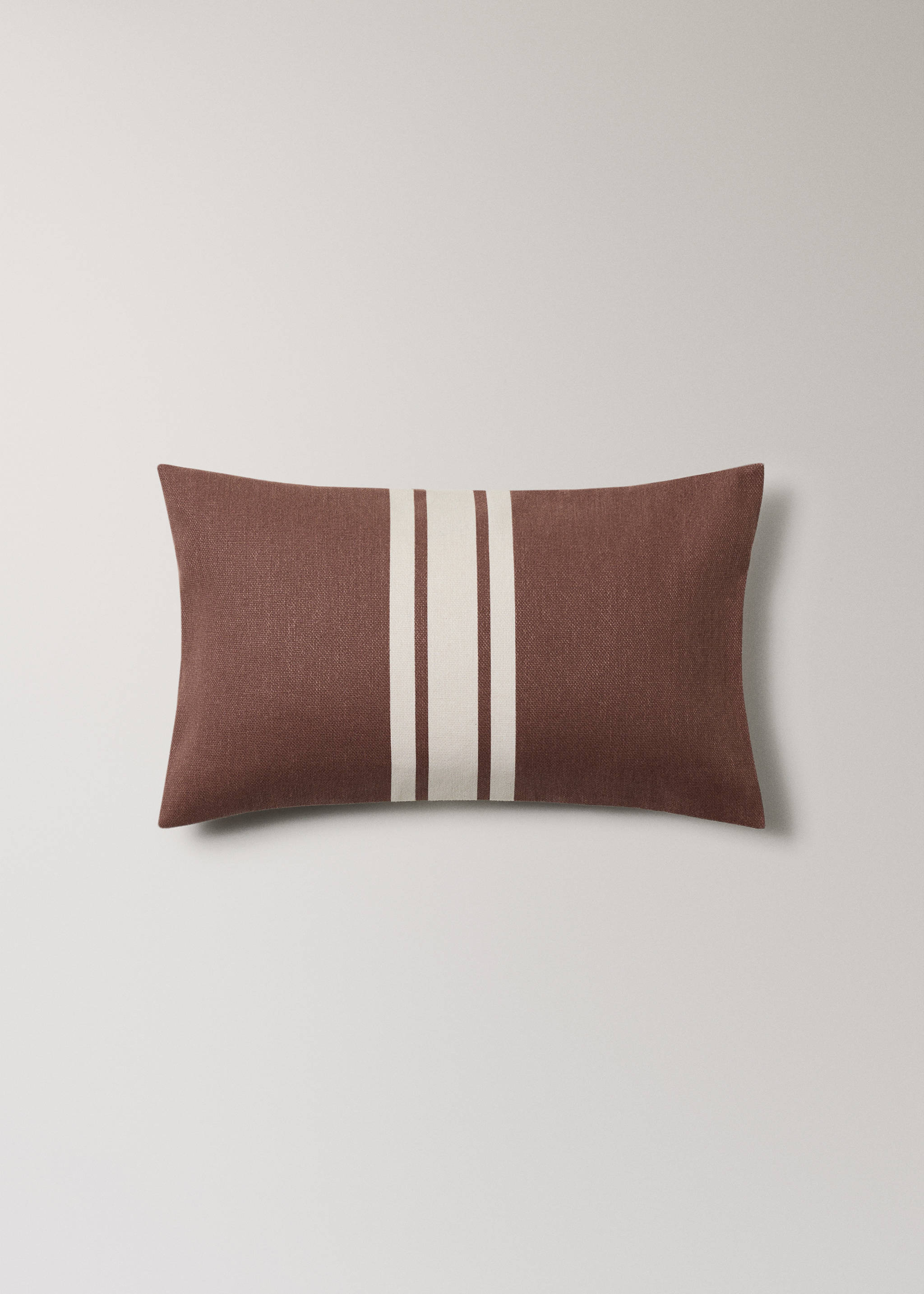 Funda cojín algodón raya estampada 30x50 cm - Artículo sin modelo