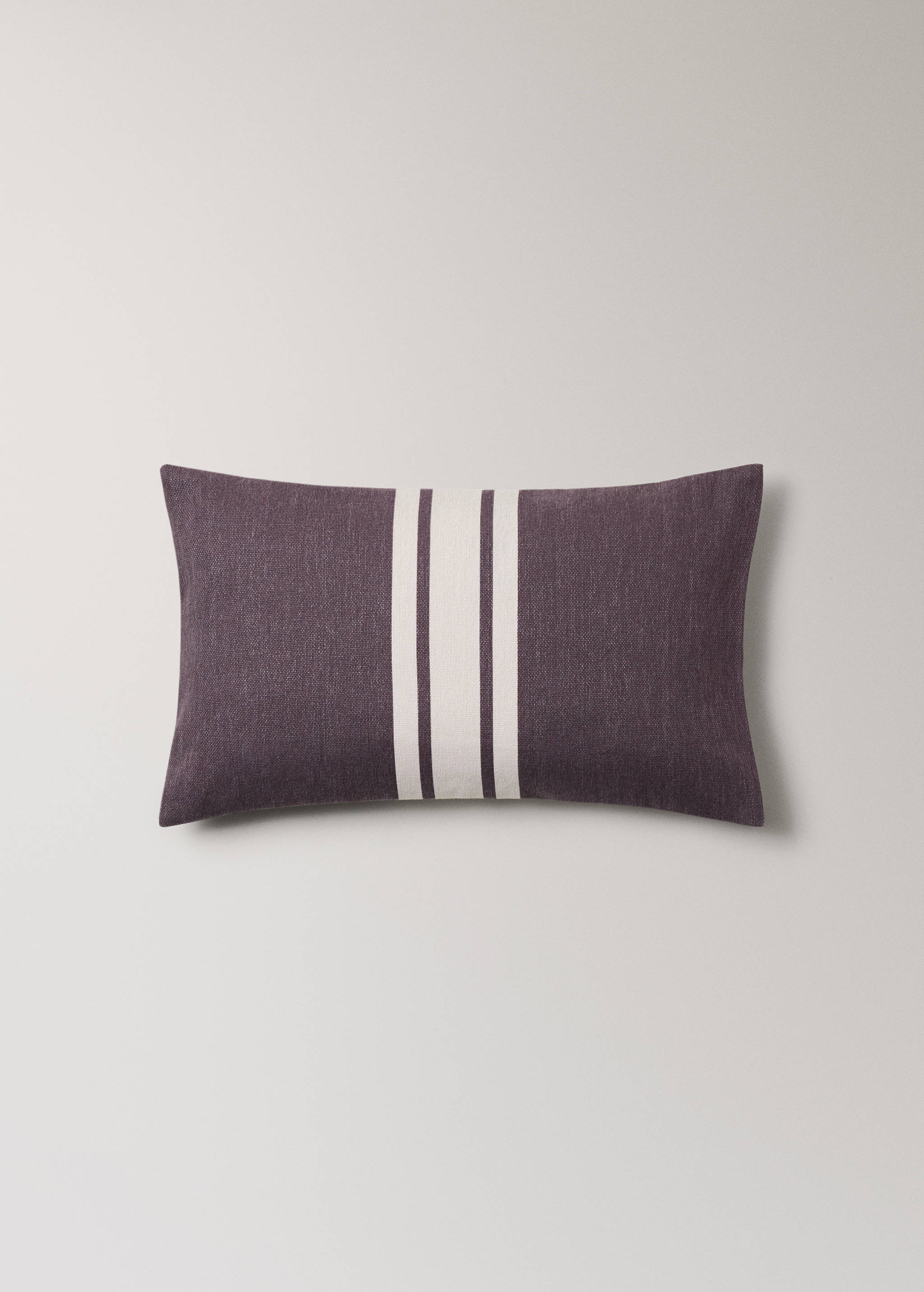 Funda cojín algodón raya estampada 30x50 cm - Artículo sin modelo