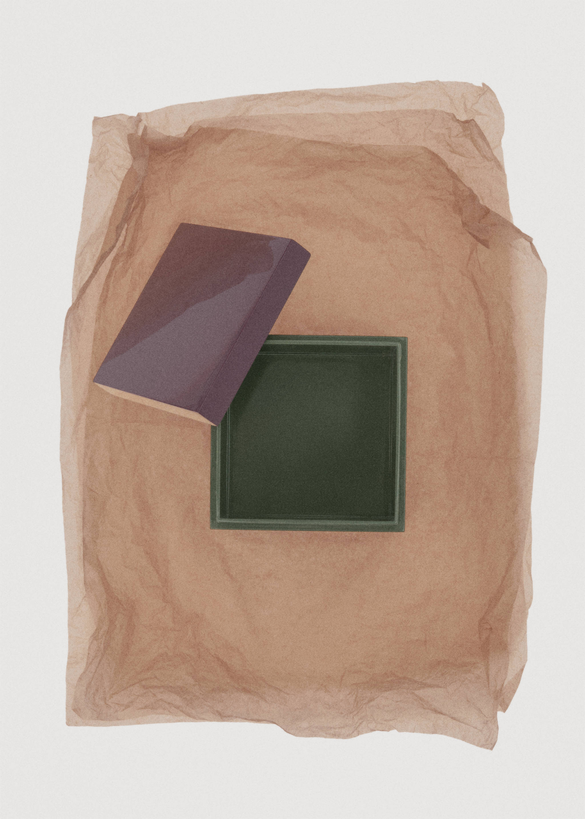 Caja lacada bicolor cuadrada - Detalle del artículo 7