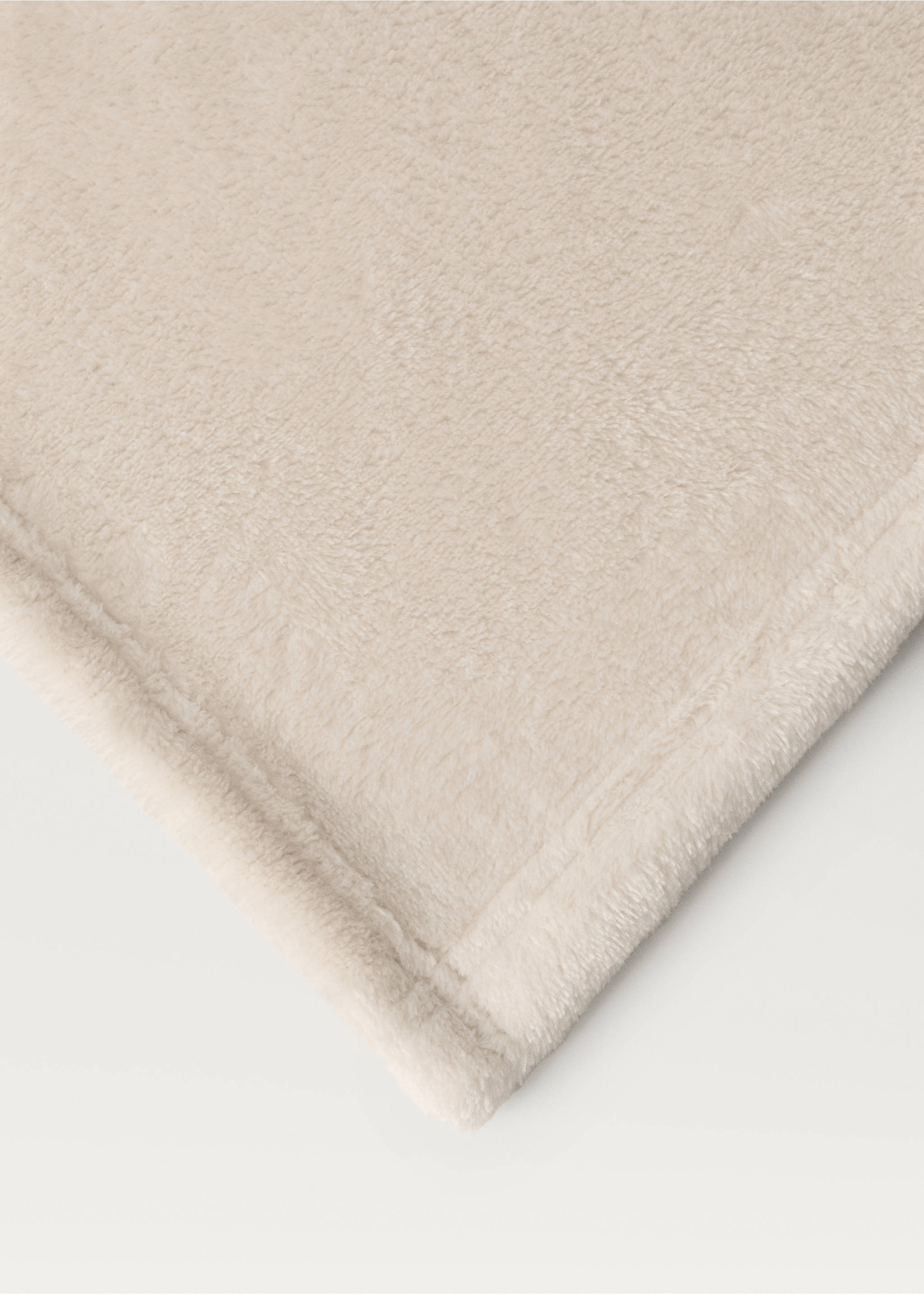 Children's fleece blanket - Details of the article 1, Sand. Ref: 17023322-00.