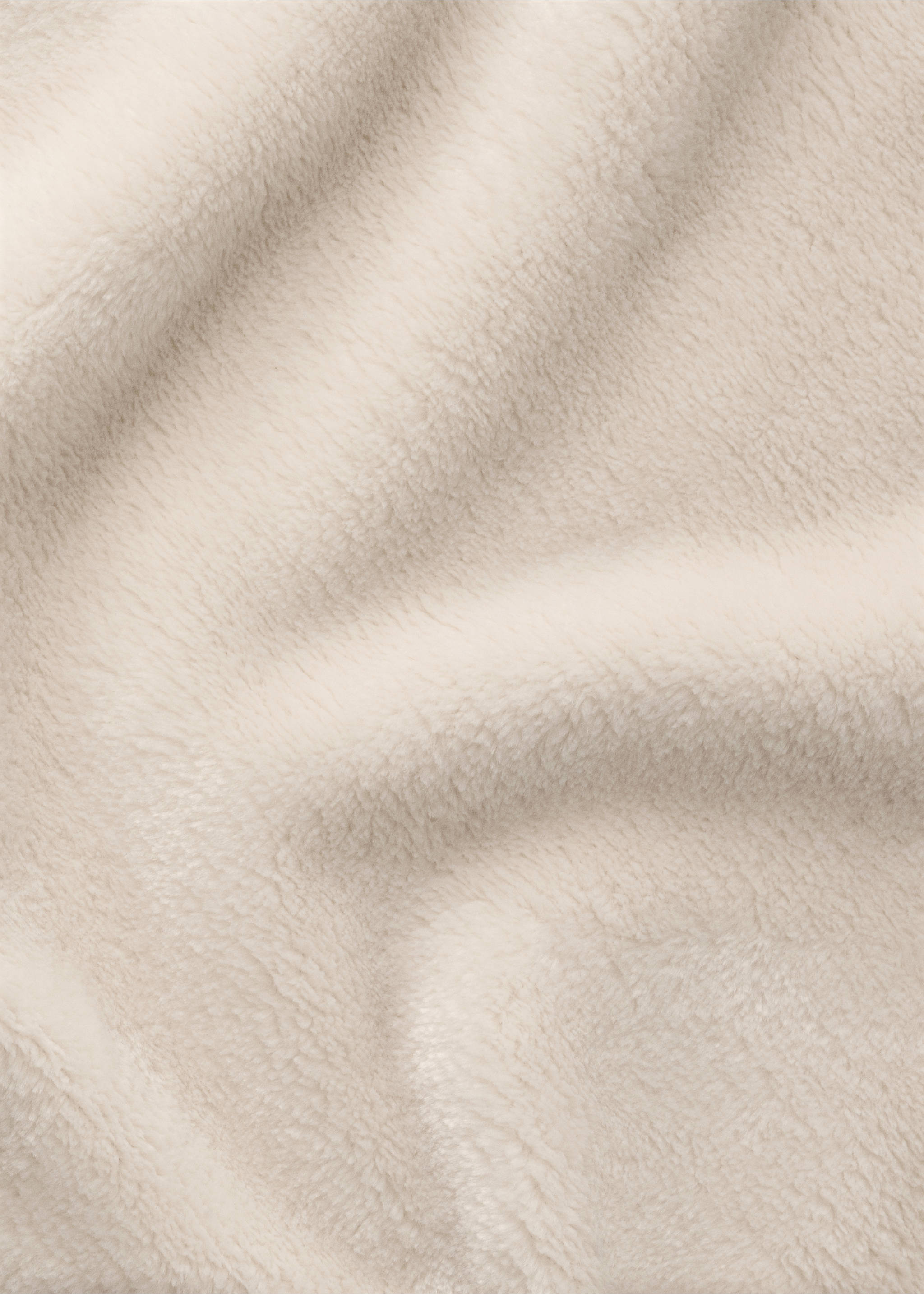 Children's fleece blanket - Details of the article 2, Sand. Ref: 17023322-00.