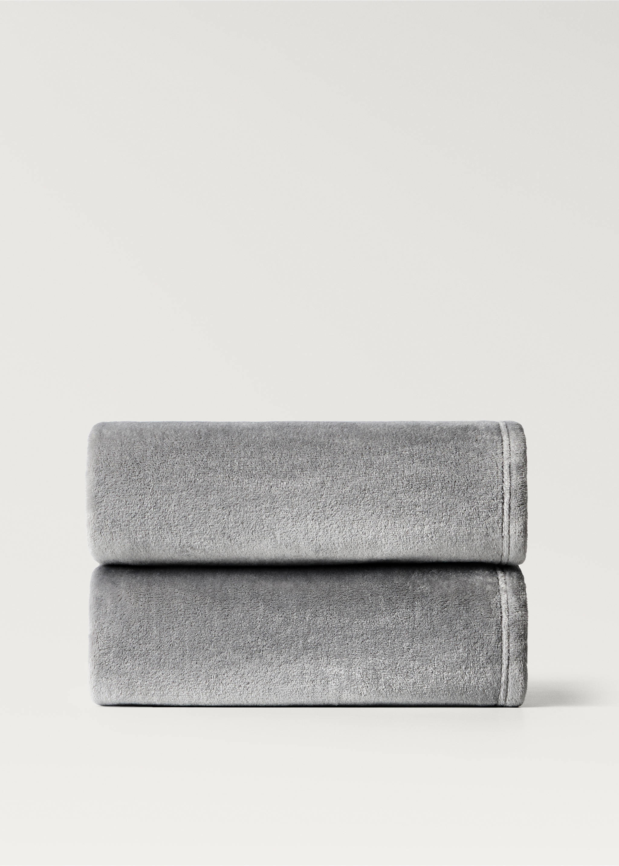 Children's fleece blanket - Article without model, Light/Pastel Grey. Ref: 17023322-00.