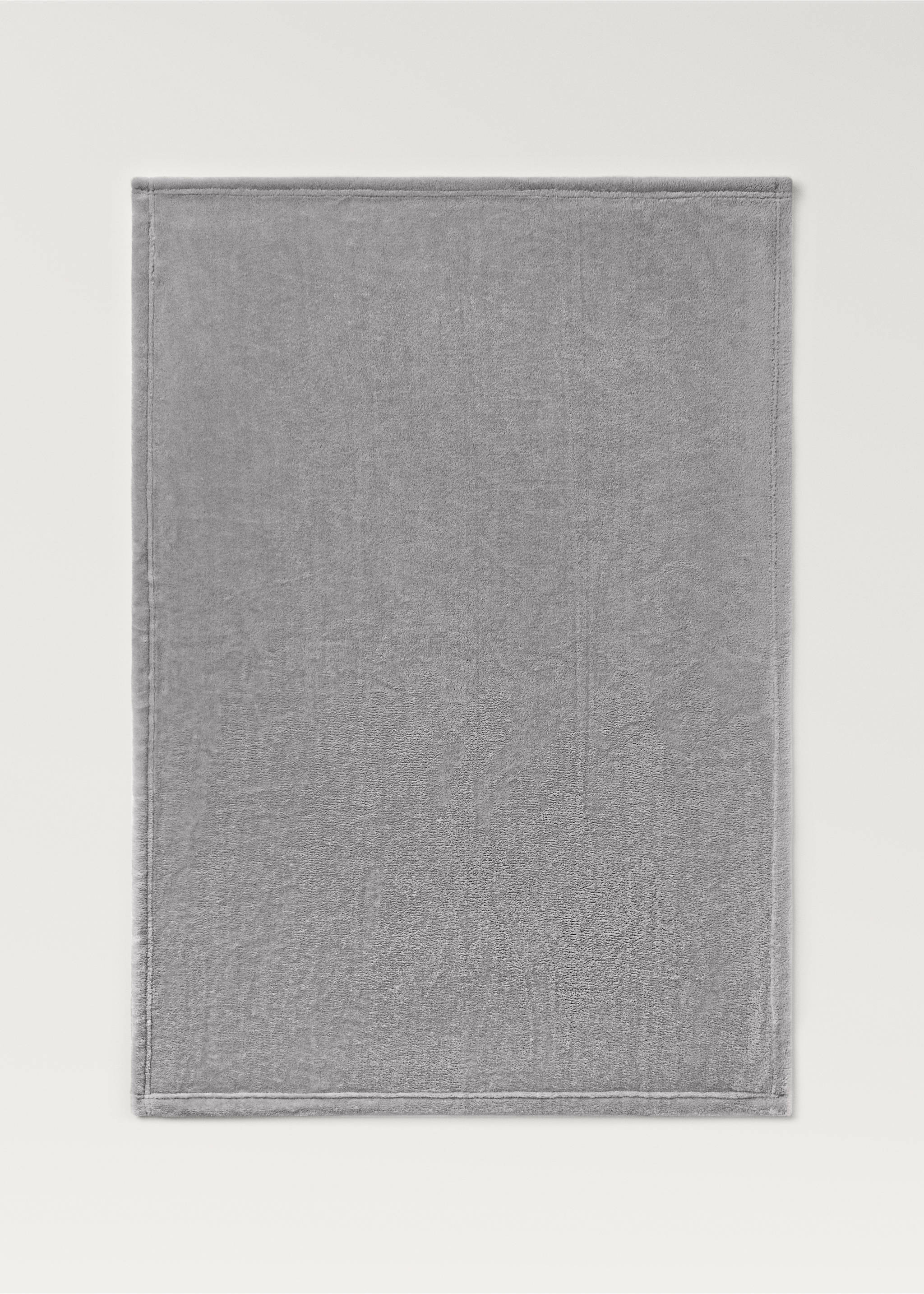 Children's fleece blanket - Details of the article 3, Light/Pastel Grey. Ref: 17023322-00.