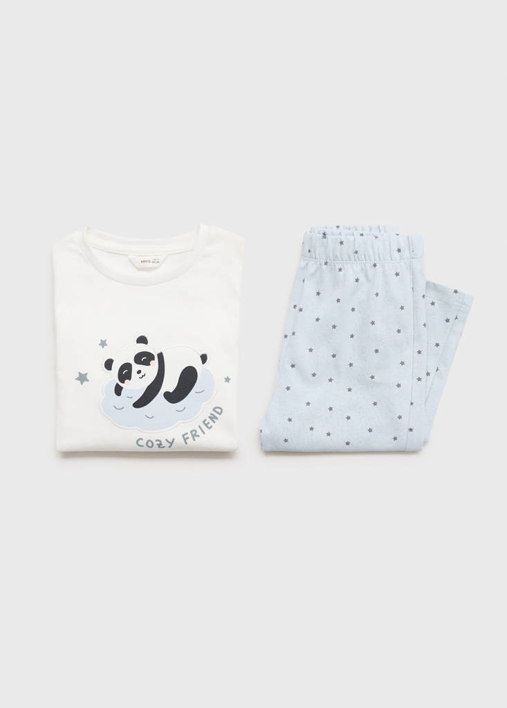 Printed long pyjamas — Off White