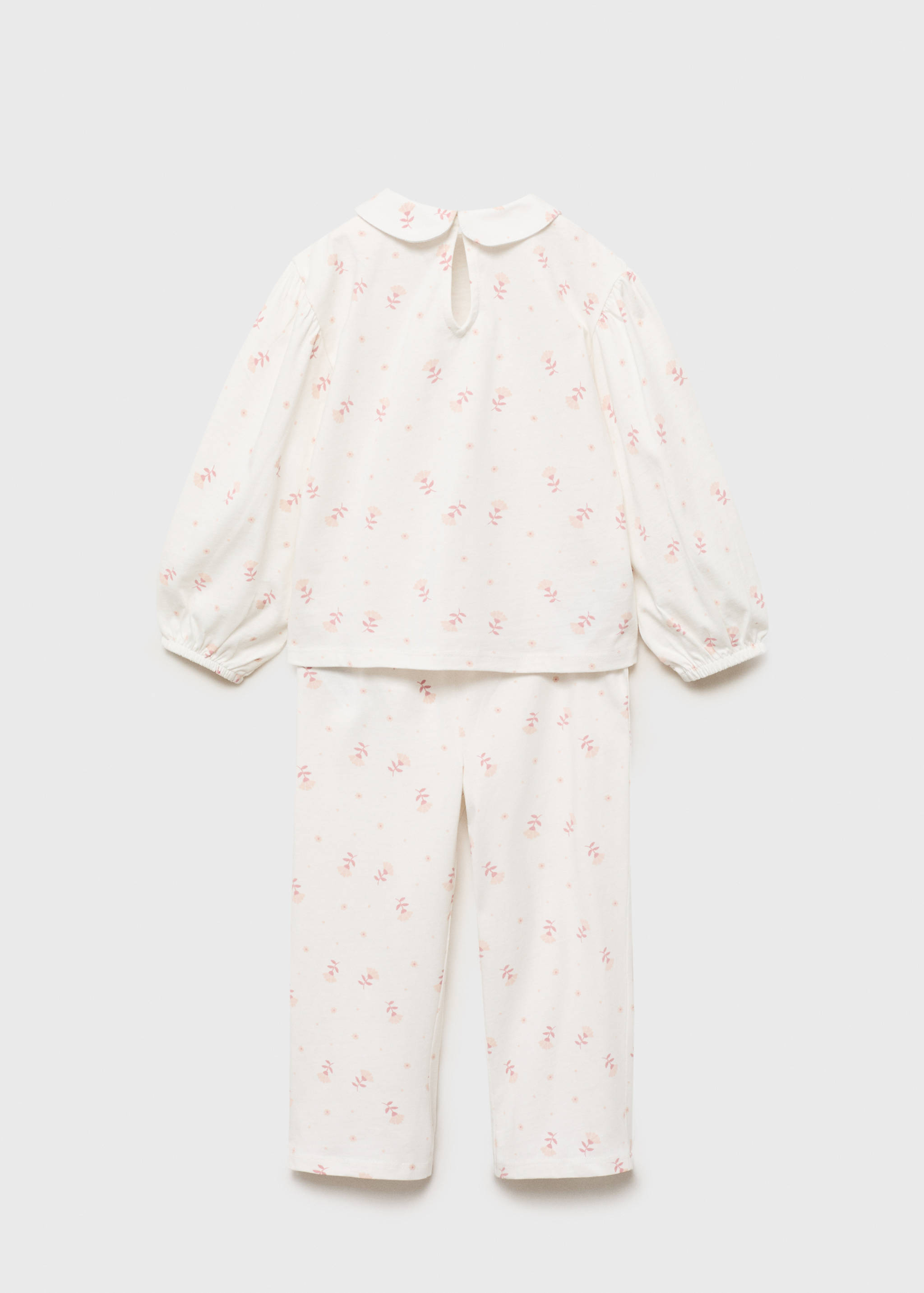 Pijama estampado cuello bebé - Reverso del artículo