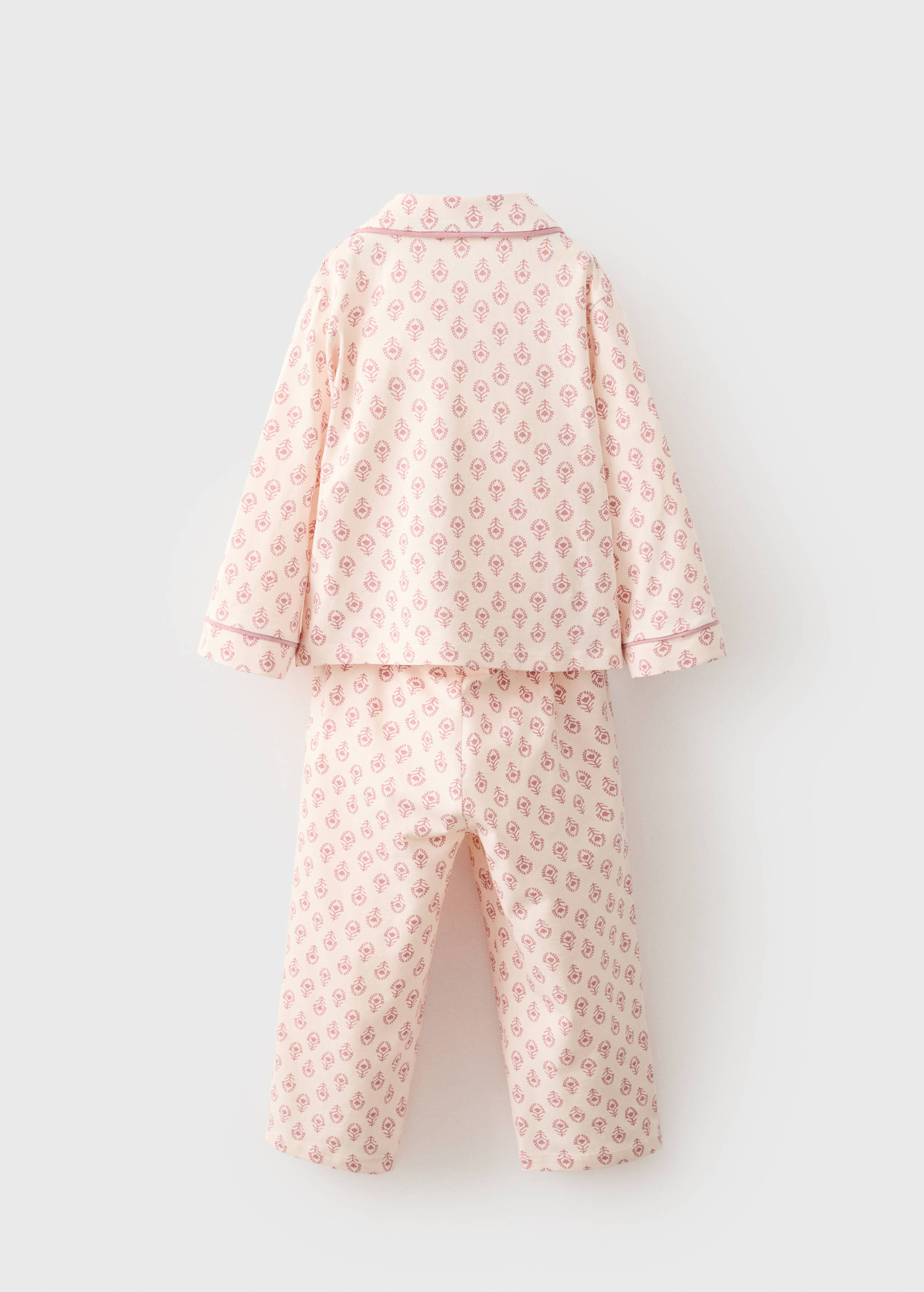 Pijama largo estampado - Reverso del artículo