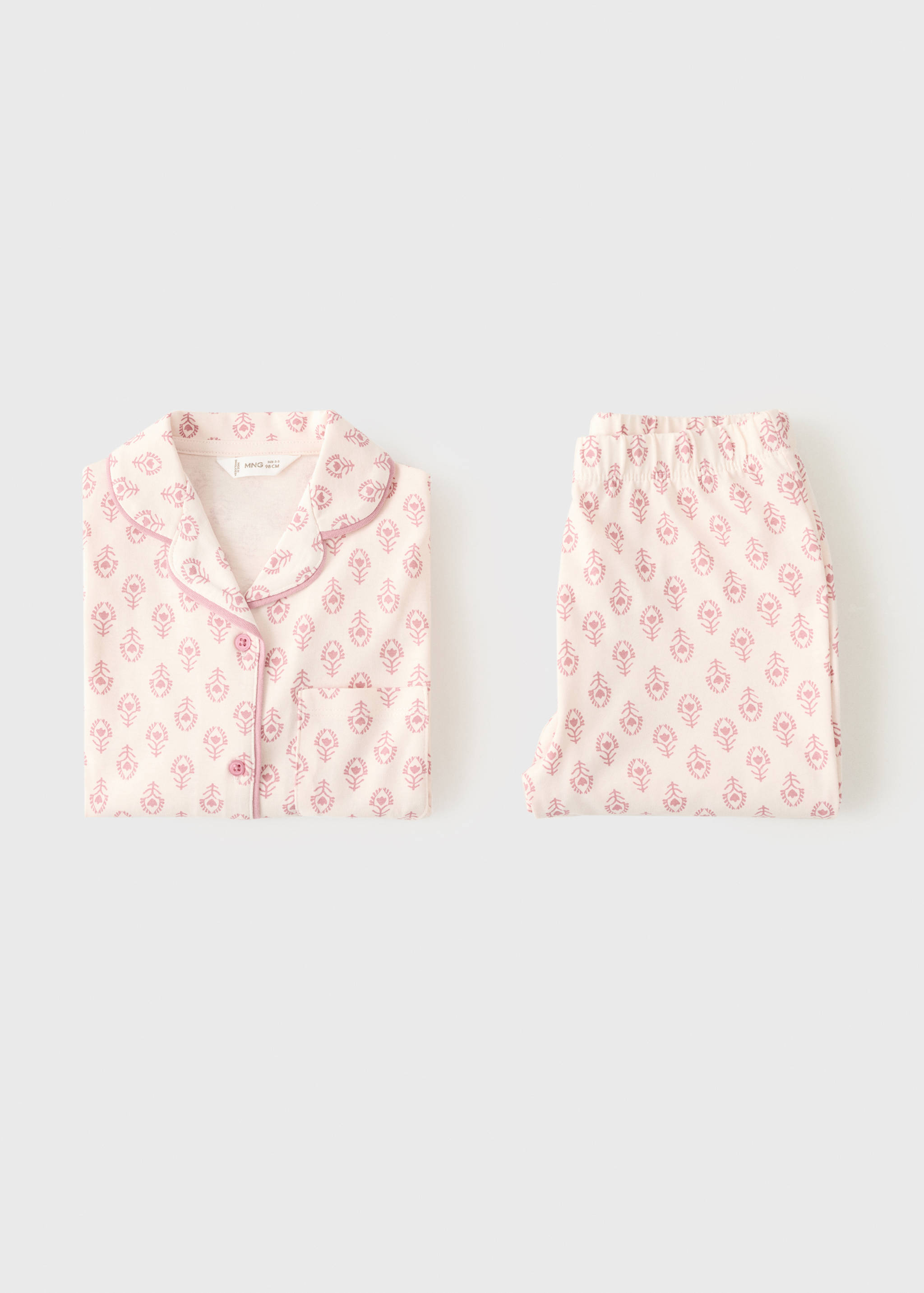 Pijama largo estampado - Detalle del artículo 0