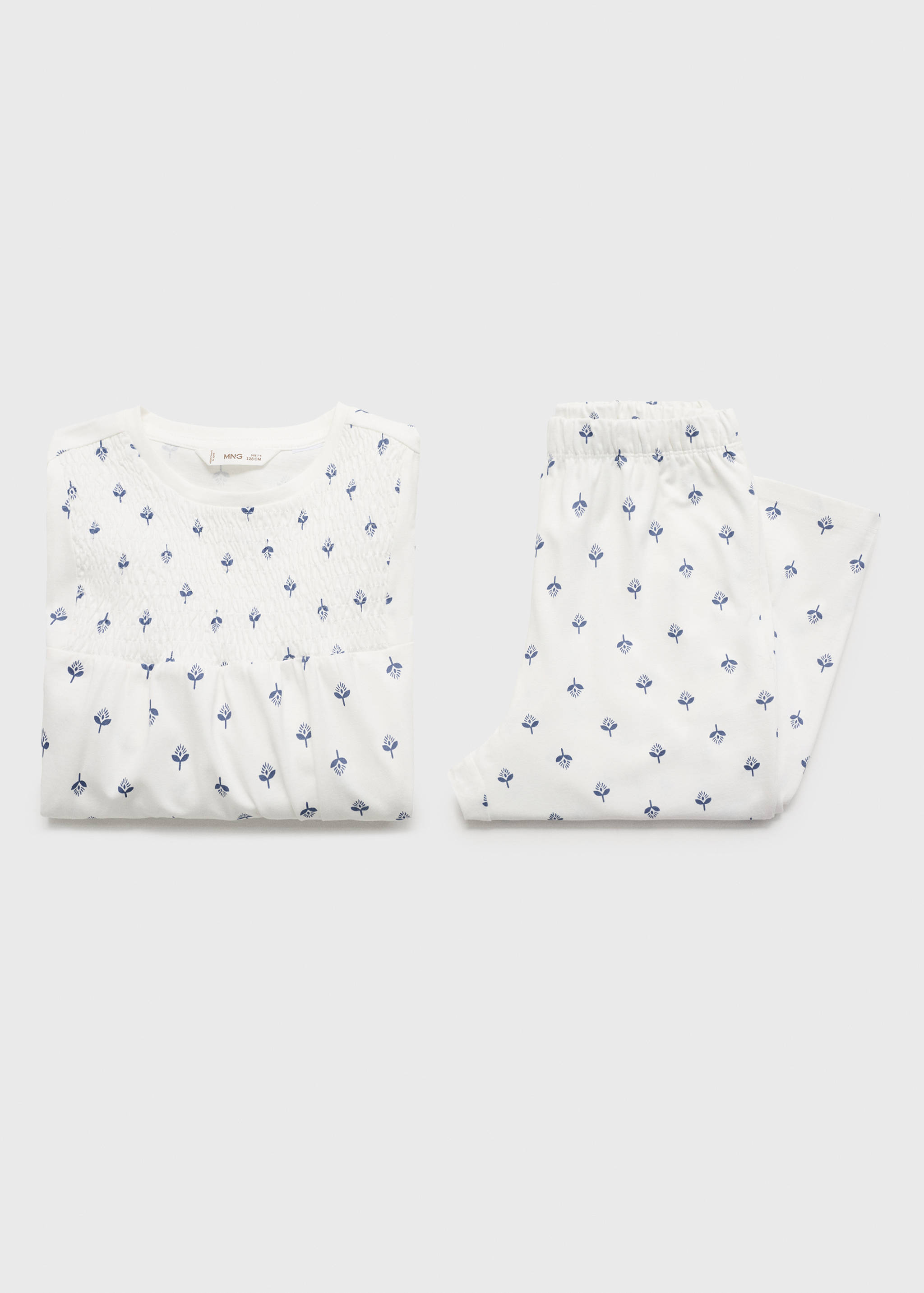 Printed cotton pyjamas - Details of the article 0