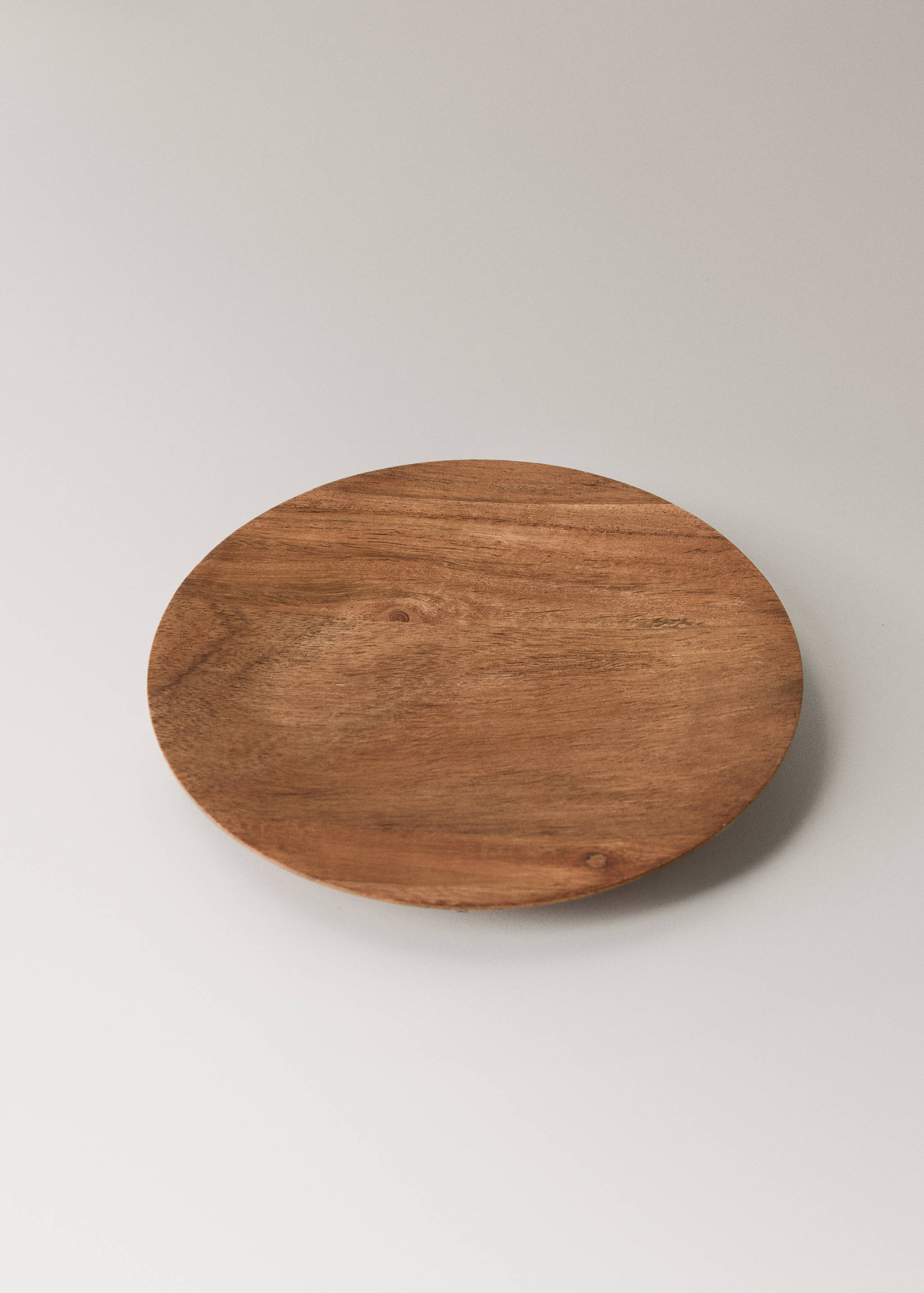 Malý kulatý dřevěný tác - Detail zboží 2